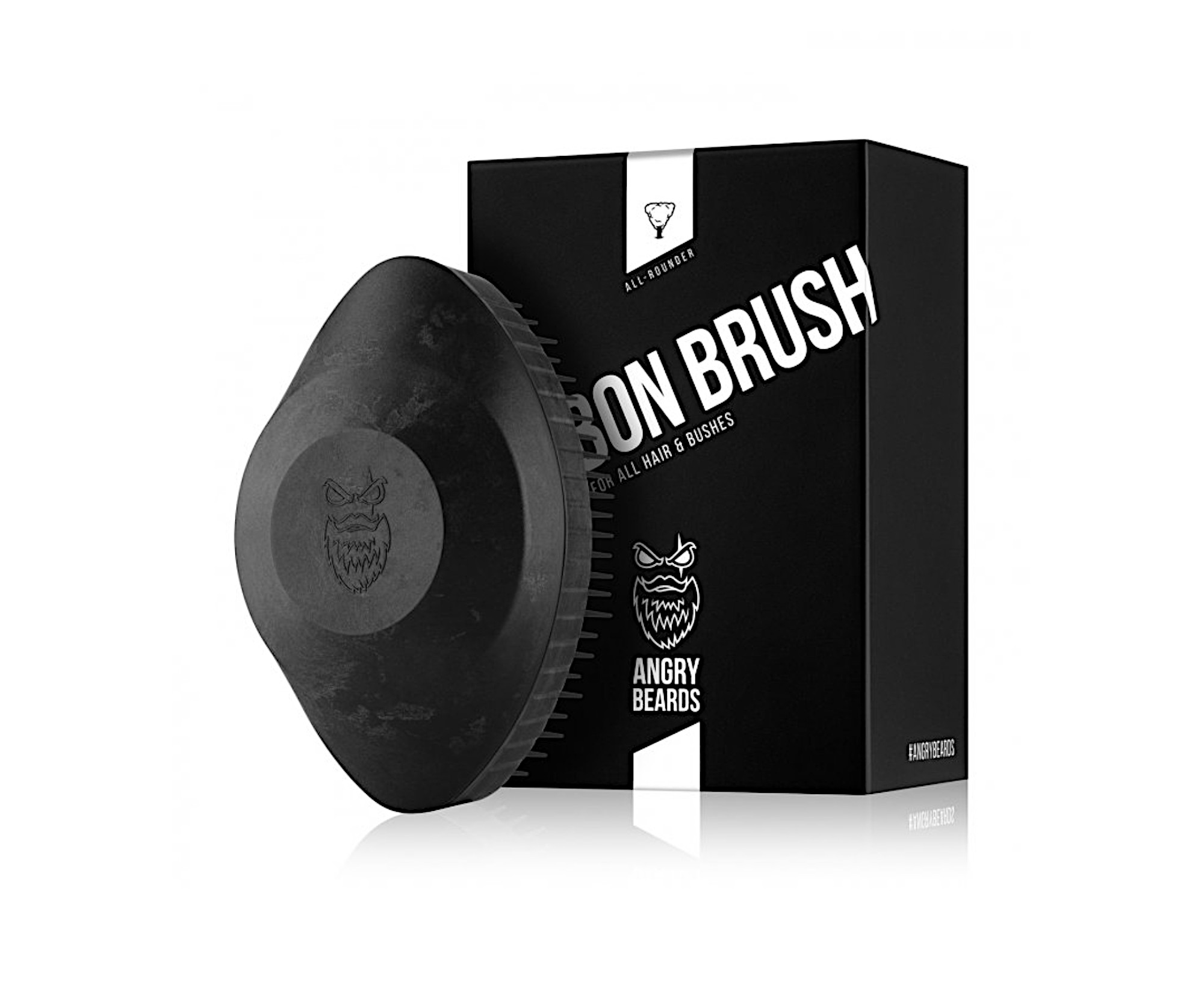 E-shop Karbónový kefa Angry Beards Carbon Brush All - Rounder (GR-BRUSH-CARBON) + darček zadarmo