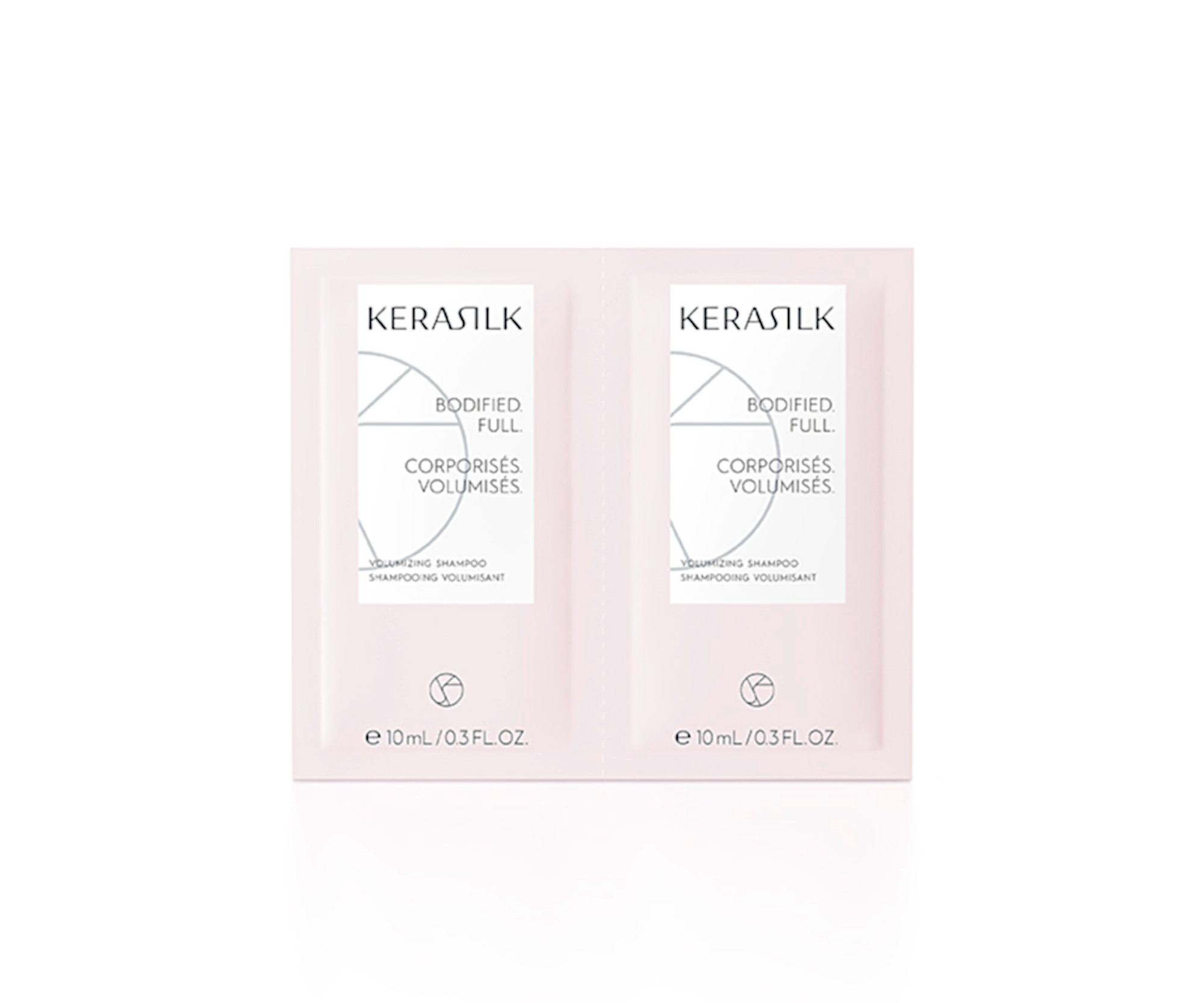 E-shop Jemne čistiaci šampón na zväčšenie objemu vlasov Kerasilk Volumizing - 2 x 10 ml (511130)