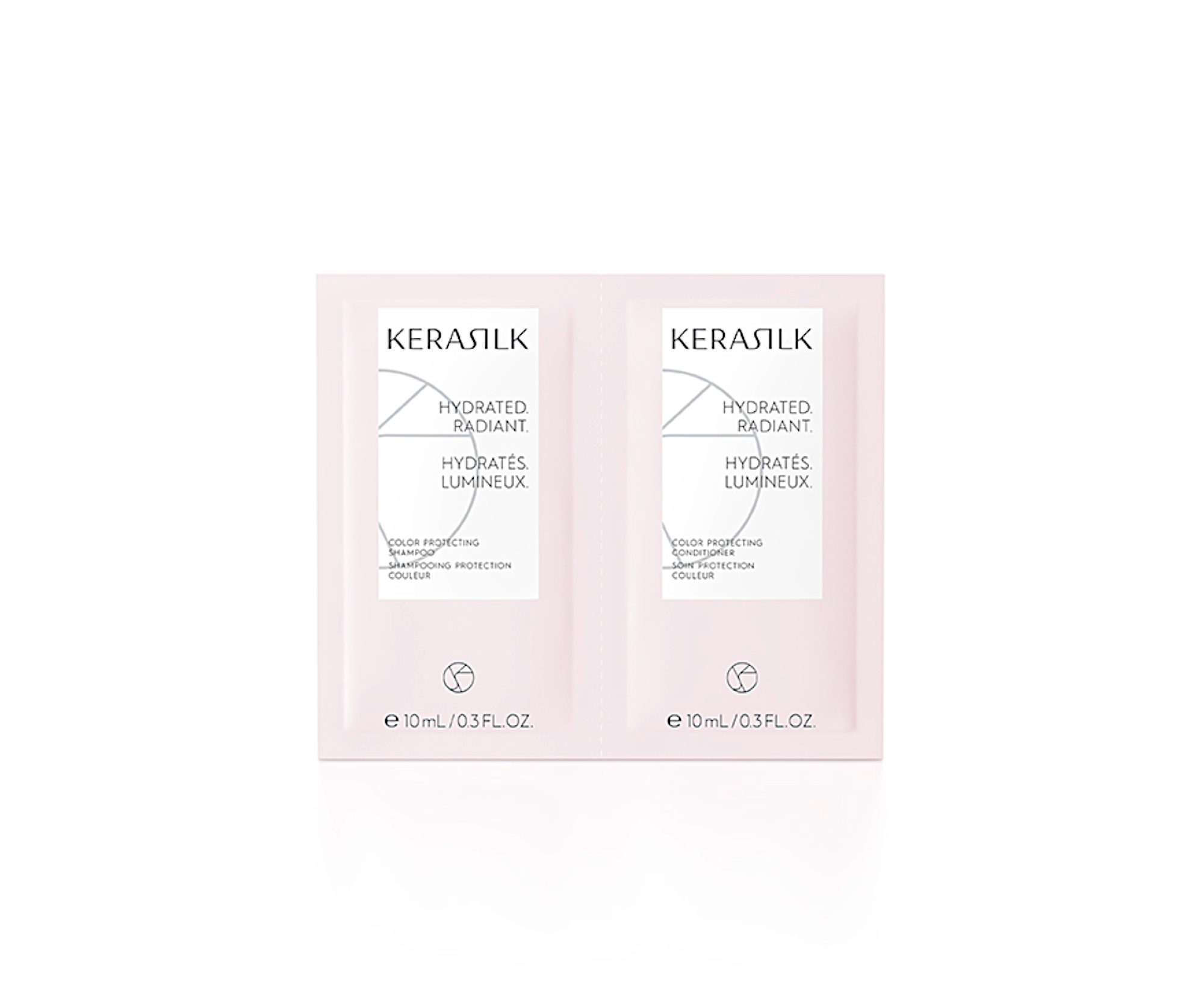 E-shop Hydratačný šampón a kondicionér pre farbené vlasy Kerasilk Color Protecting - 2 x 10 ml (511230)