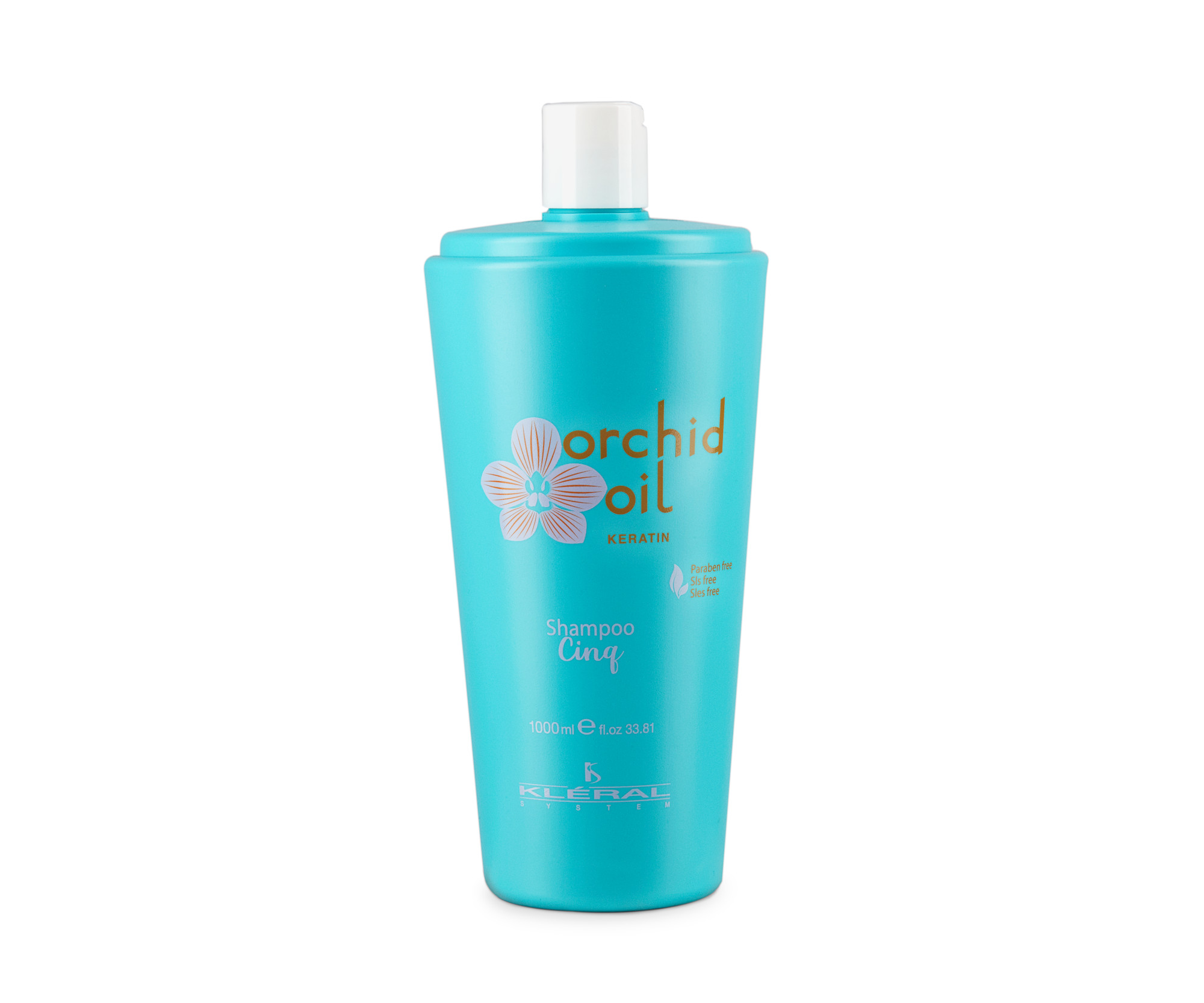 E-shop Ochranný hydratačný šampón Kléral System Orchid Oil Keratin Cinq Shampoo - 1000 ml (199) + darček zadarmo