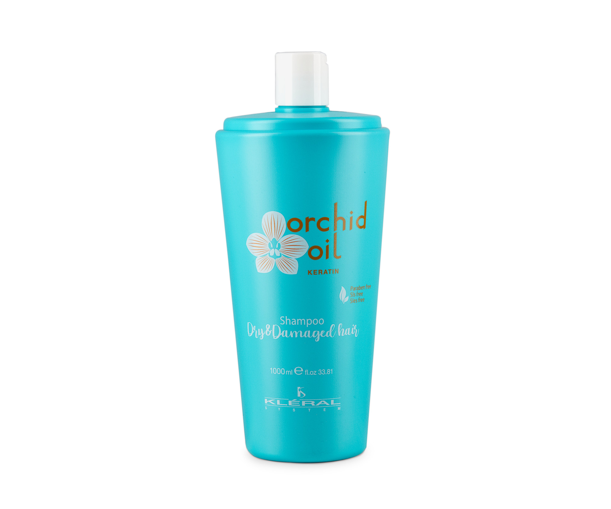 E-shop Šampón pre suché a lámavé vlasy Kléral System Orchid Oil Keratin Dry a Damaged Hair - 1000 ml (197) + darček zadarmo