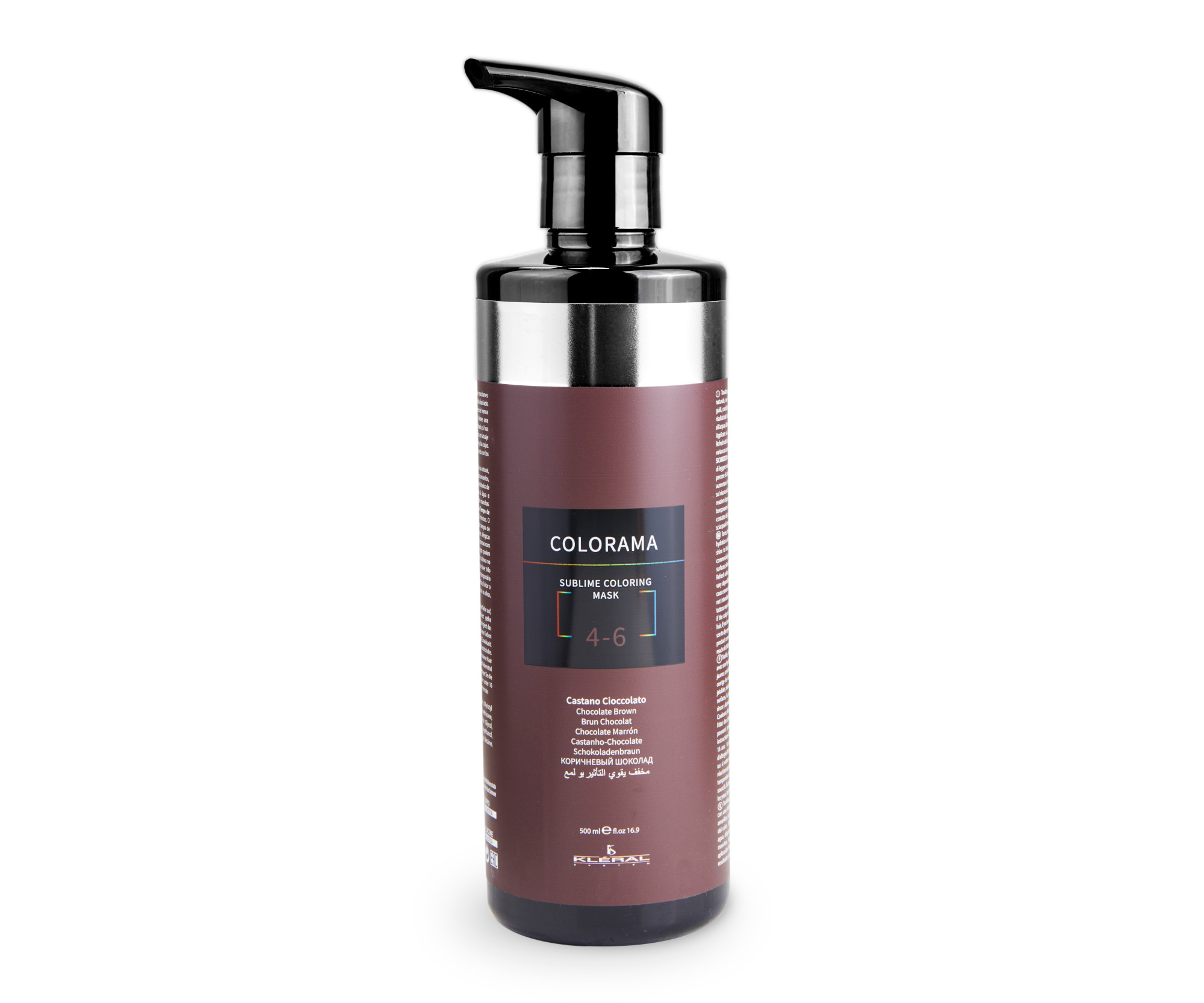 E-shop Semi-permanentná regeneračná maska Kléral System Colorama 4.6 - 500 ml, čokoládová hnedá (CM4.6) + darček zadarmo
