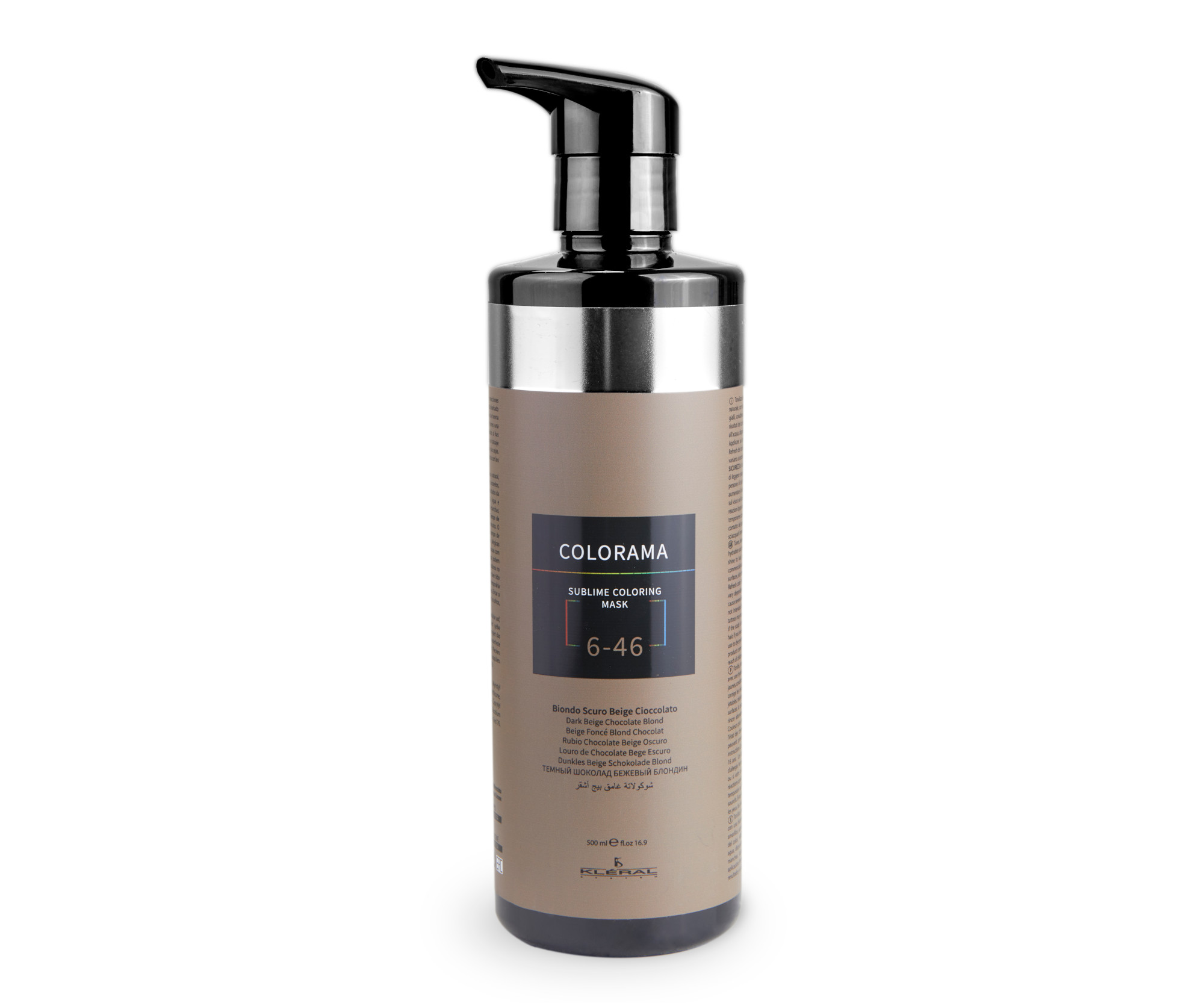 E-shop Semi-permanentná regeneračná maska Kléral System Colorama 6.46 - 500 ml, tmavšia čokoládová blond (CM6.46) + darček zadarmo