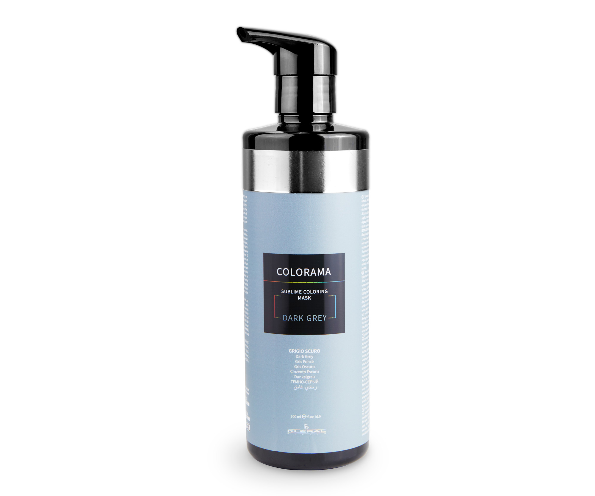 E-shop Semi-permanentná regeneračná maska Kléral System Colorama Dark Grey - 500 ml, tmavo šedá (CM-DG) + darček zadarmo