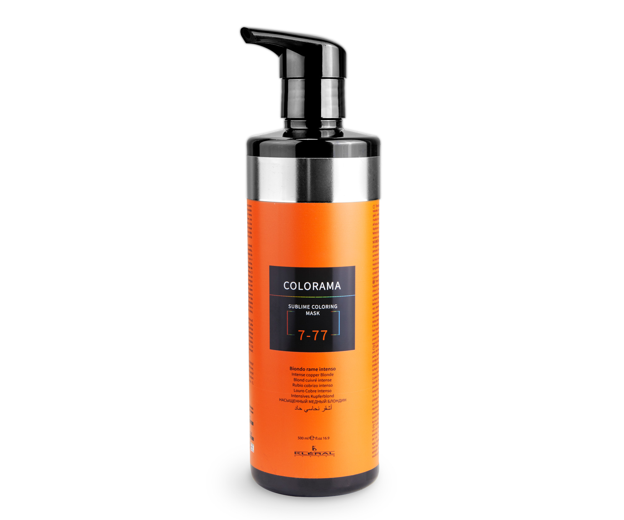 E-shop Semi-permanentná regeneračná maska Kléral System Colorama 7.77 - 500 ml, intenzívna medená blond (CM7.77) + darček zadarmo