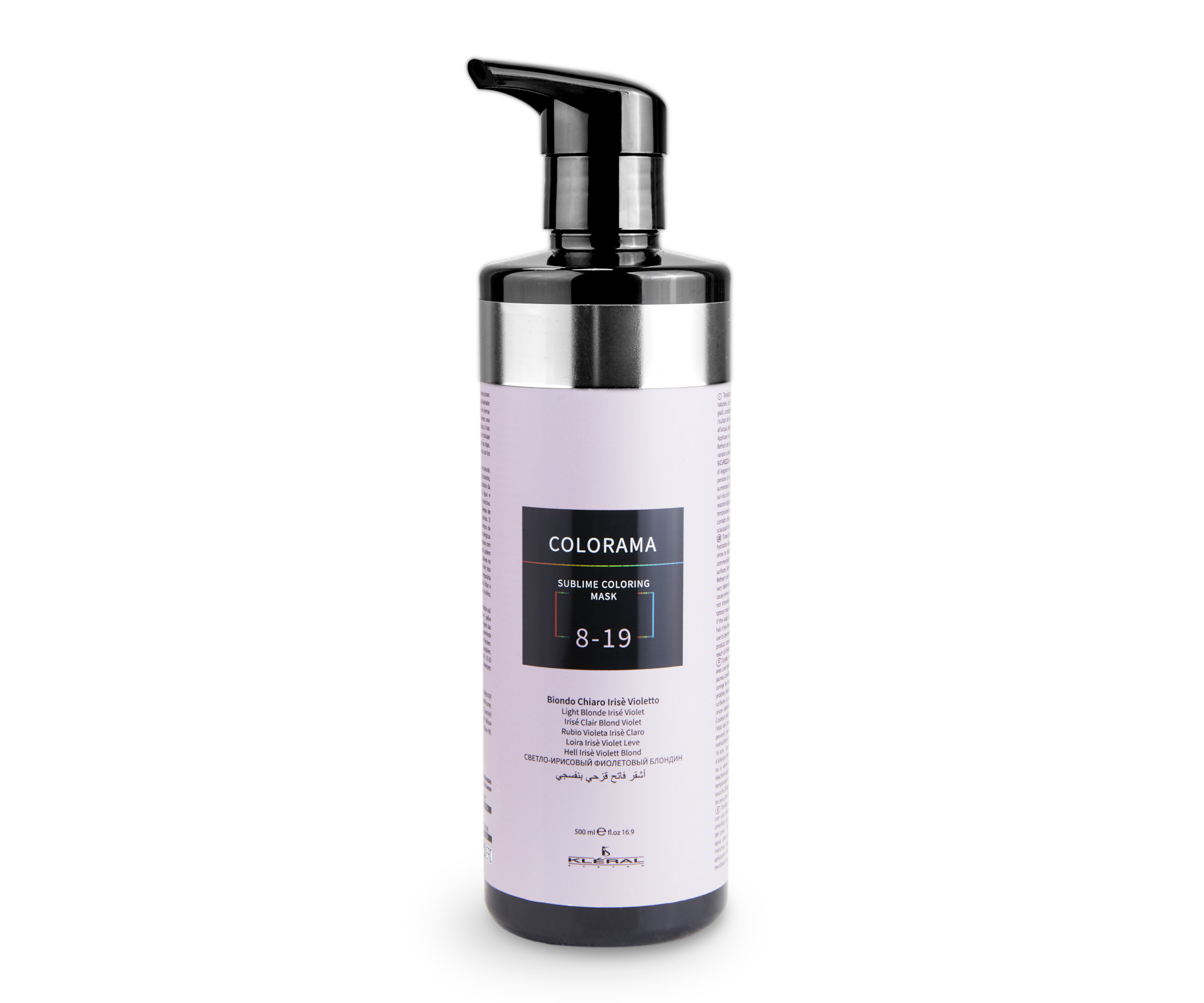 E-shop Semi-permanentná regeneračná maska Kléral System Colorama 8.19 - 500 ml, svetlá Irisé fialová blond (CM8.19) + darček zadarmo