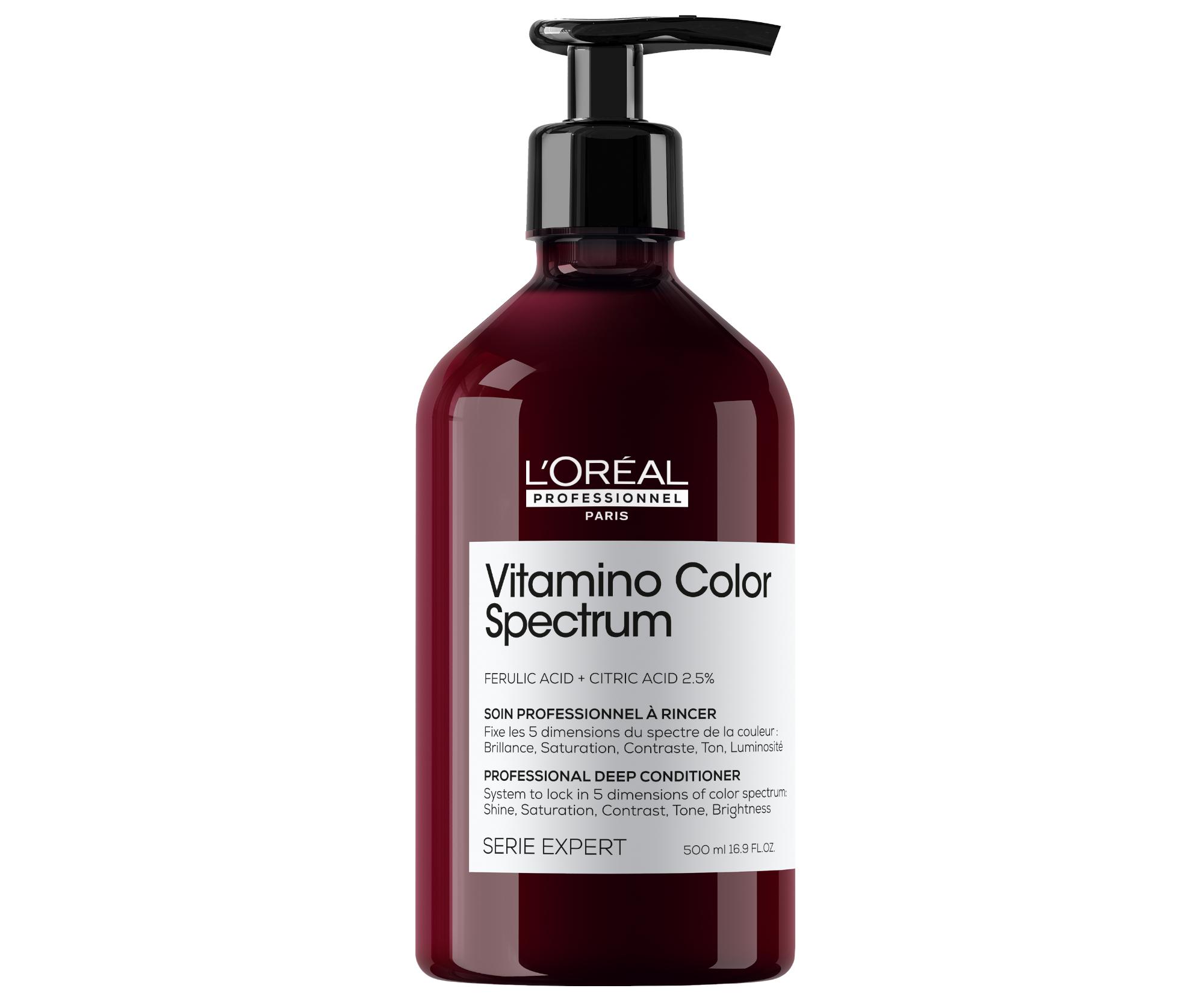E-shop Intenzívna starostlivosť pre farbené vlasy Loréal Professionnel Serie Expert Vitamino Color Spectrum - 500 ml - L’Oréal Professionnel + darček zadarmo