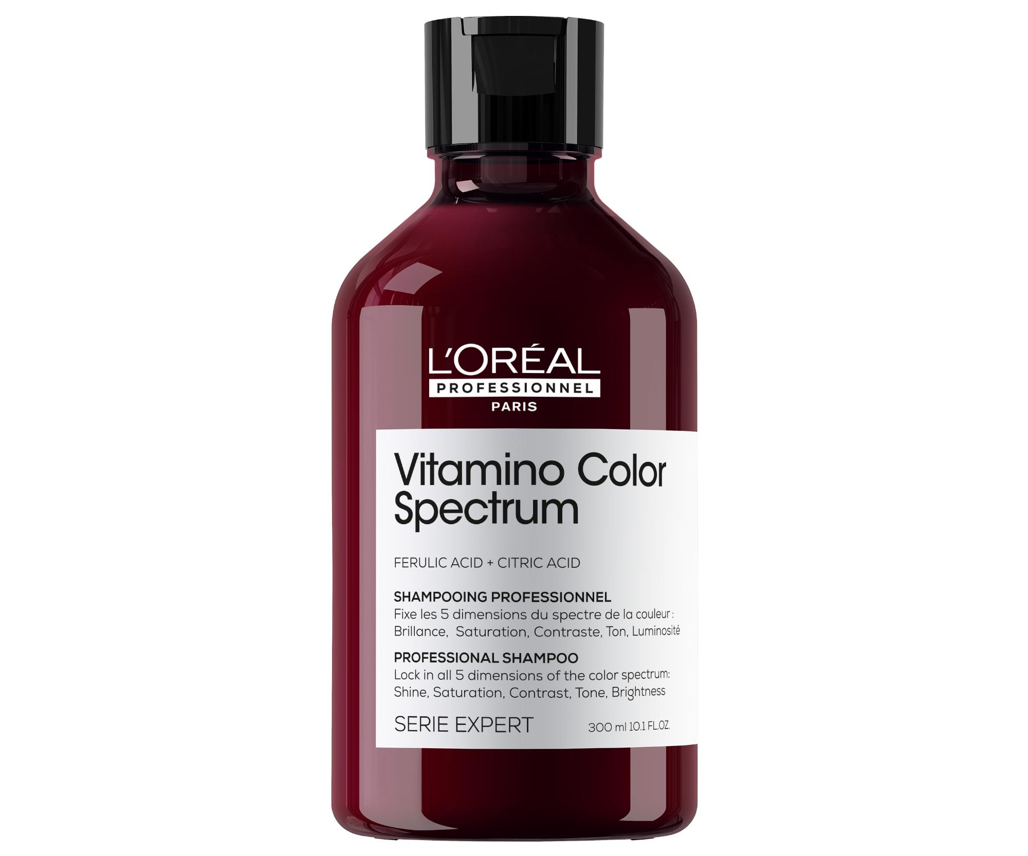 E-shop Šampón pre ultra starostlivosť o farbené vlasy Loréal Professionnel Serie Expert Vitamino Color Spectrum - 300 ml - L’Oréal Professionnel + darček zad