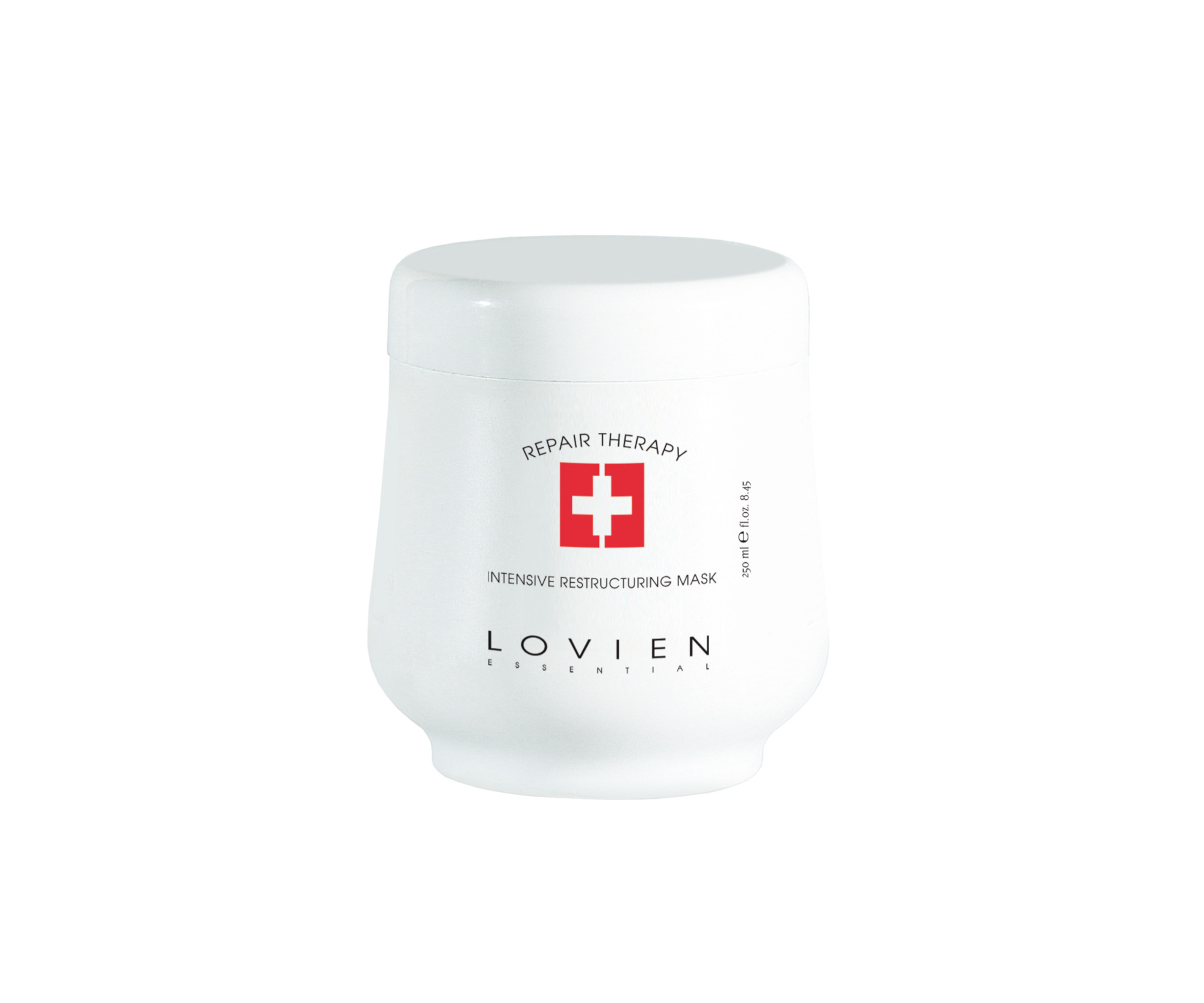 E-shop Maska pre namáhané vlasy od mora a chlóru Lovien Essential Intensive Restructuring Mask - 250 ml (104) + darček zadarmo