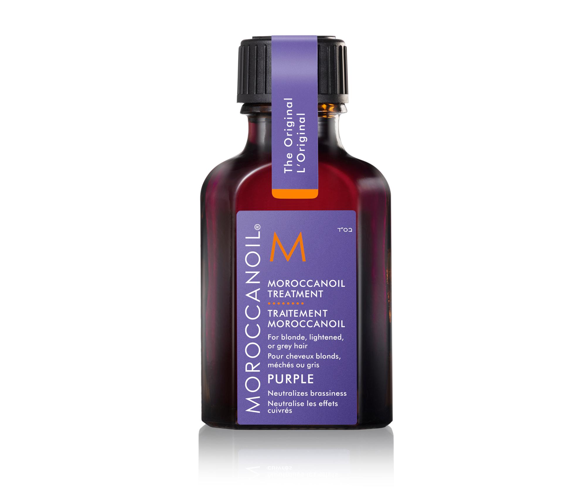 E-shop Ľahká olejová starostlivosť s fialovými pigmentmi Moroccanoil Treatment Purple - 25 ml + darček zadarmo