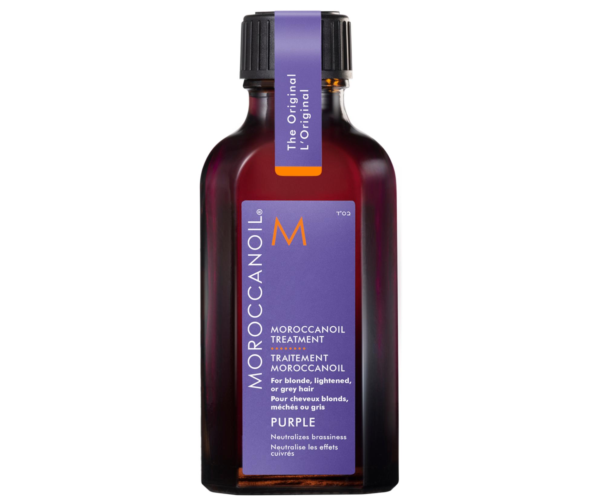 E-shop Ľahká olejová starostlivosť s fialovými pigmentmi Moroccanoil Treatment Purple - 50 ml + darček zadarmo