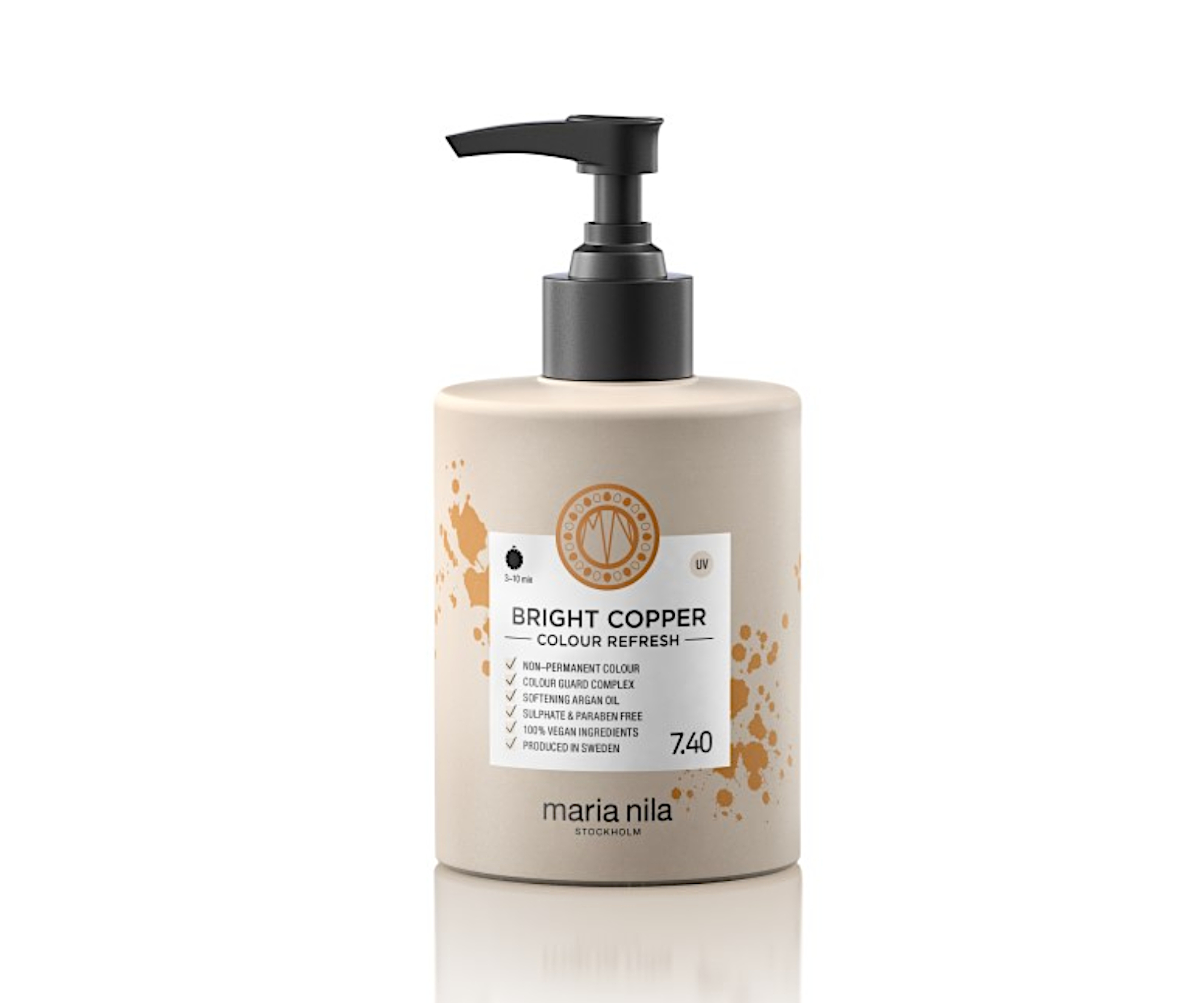 E-shop Maska na oživenie farby vlasov Maria Nila Colour Refresh Bright Copper - medená, 300 ml + darček zadarmo
