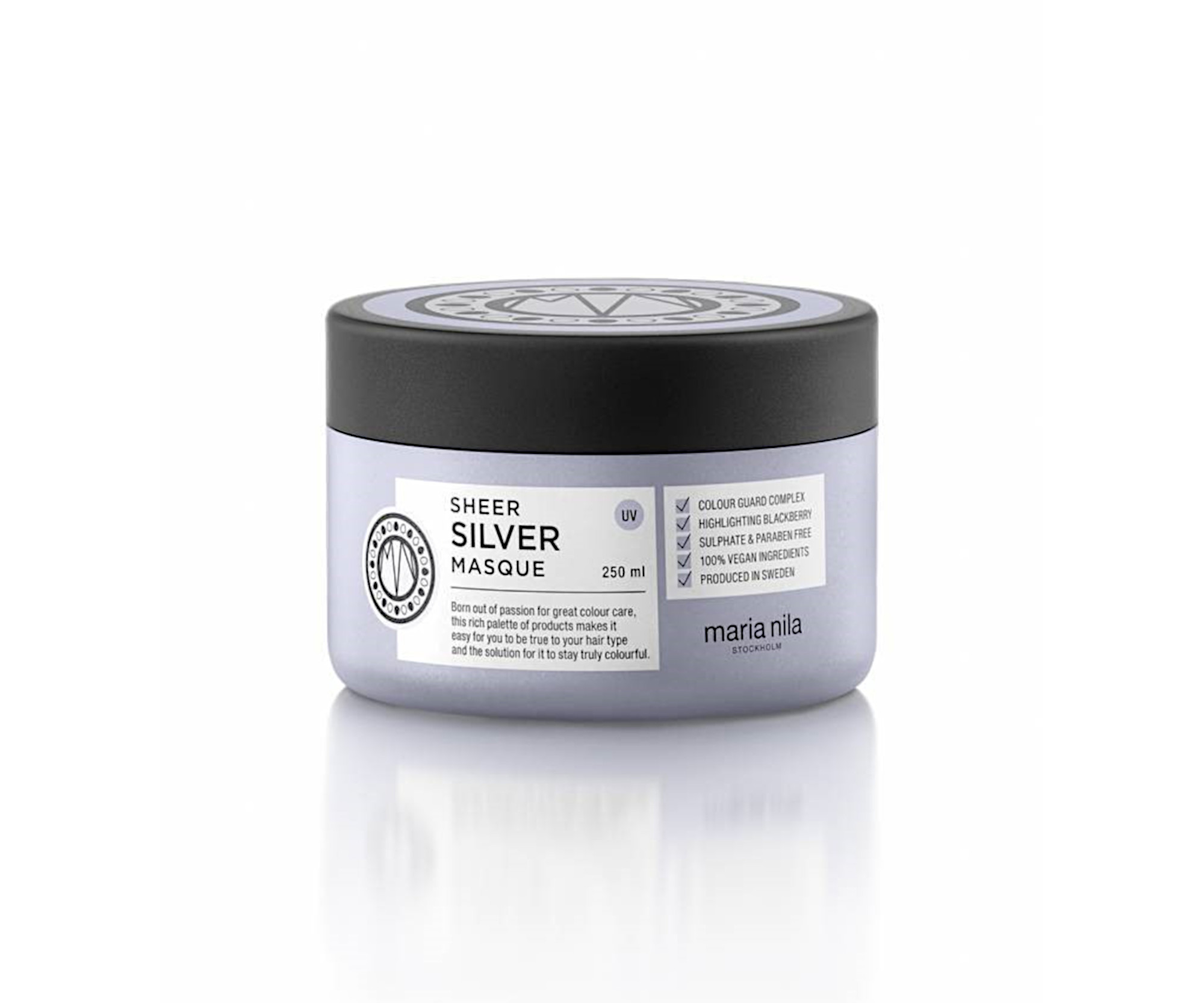 E-shop Maska na neutralizáciu žltých tónov Maria Nila Sheer Silver Hair Masque - 250 ml + darček zadarmo