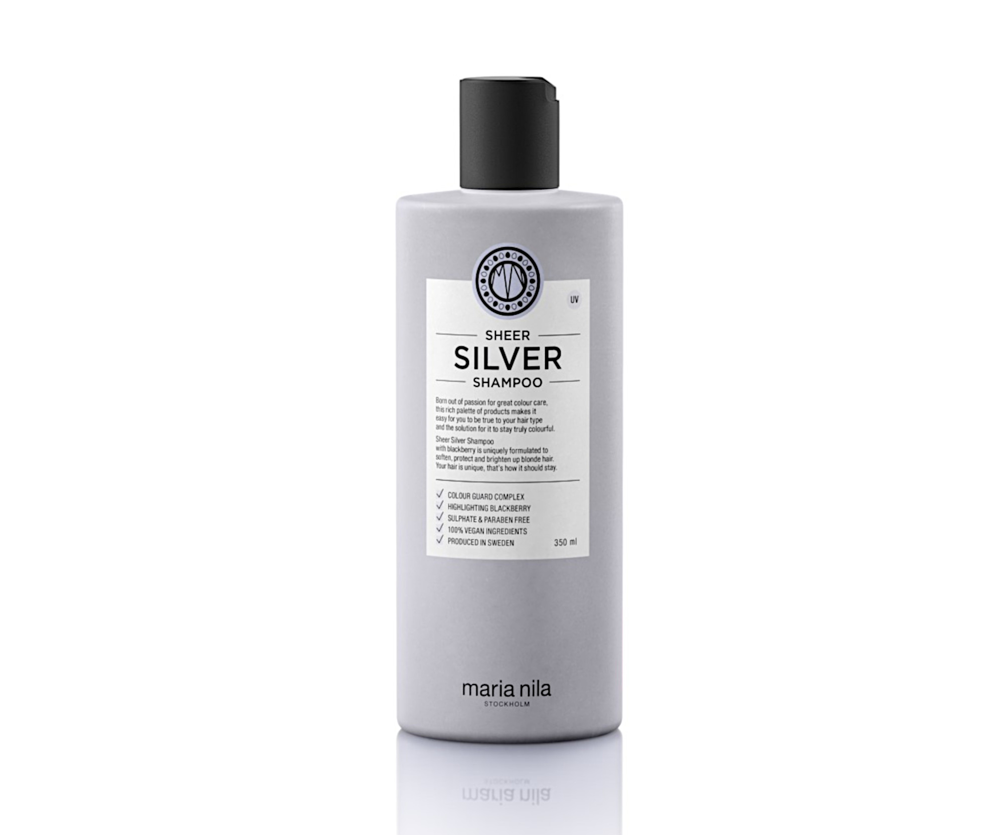 E-shop Šampón pre neutralizáciu žltých tónov Maria Nila Sheer Silver Shampoo - 350 ml + darček zadarmo