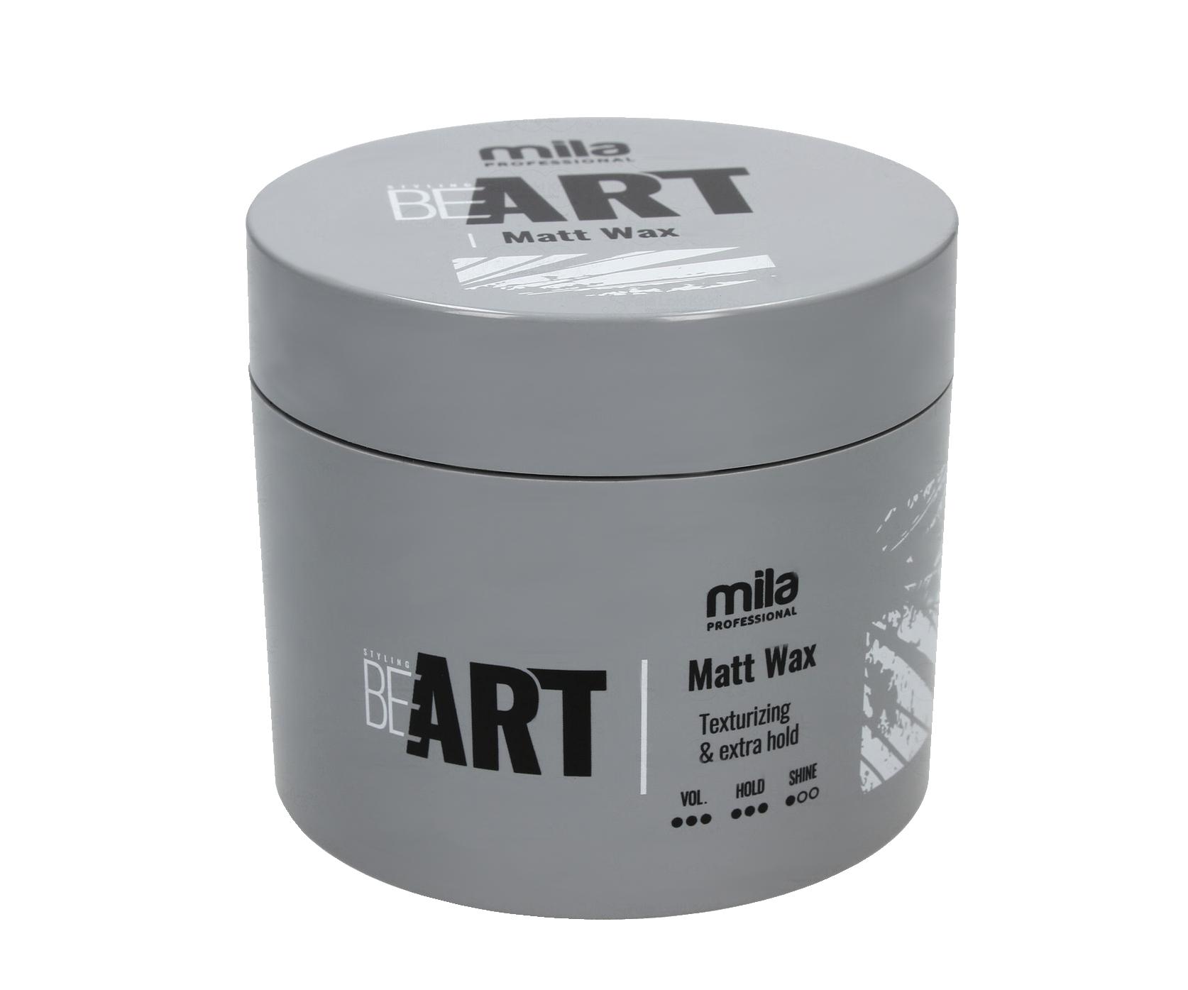 E-shop Fixačný matujúci vosk na vlasy Mila Be Art Matt Wax - 100 ml (0104006) + darček zadarmo