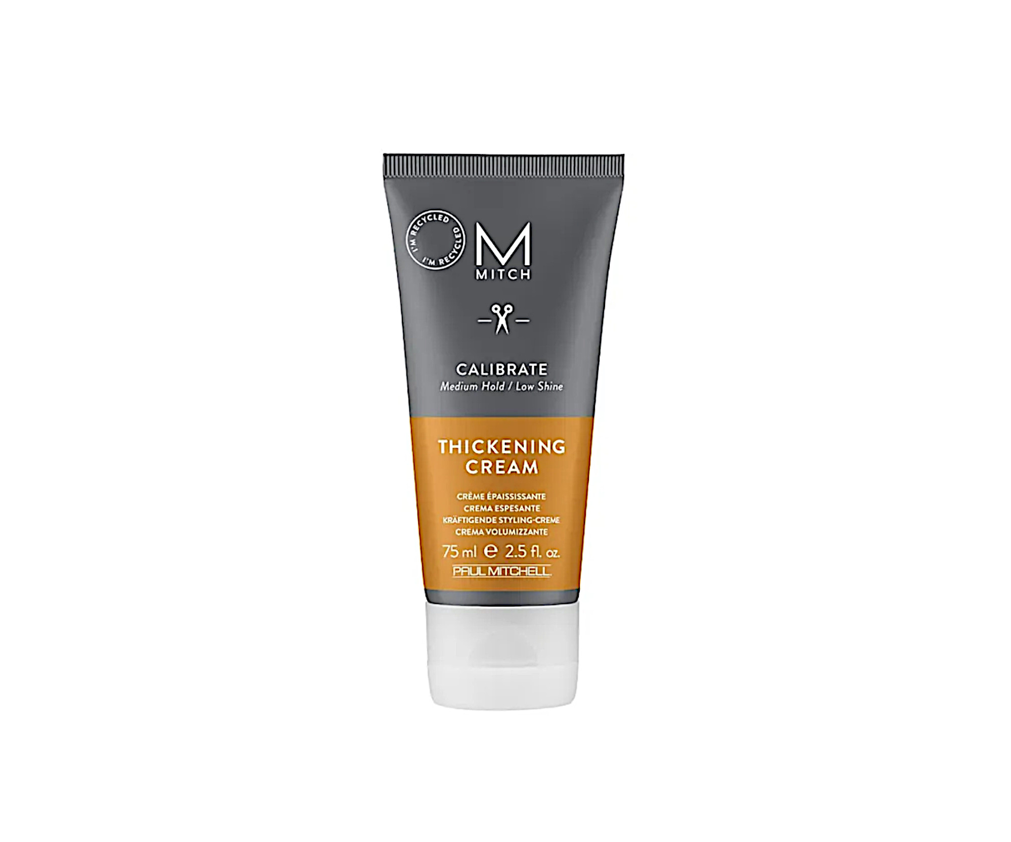 E-shop Stylingový krém pre objem a hustotu vlasov Paul Mitchell Mitch Calibrate Thickening Cream - 75 ml + darček zadarmo
