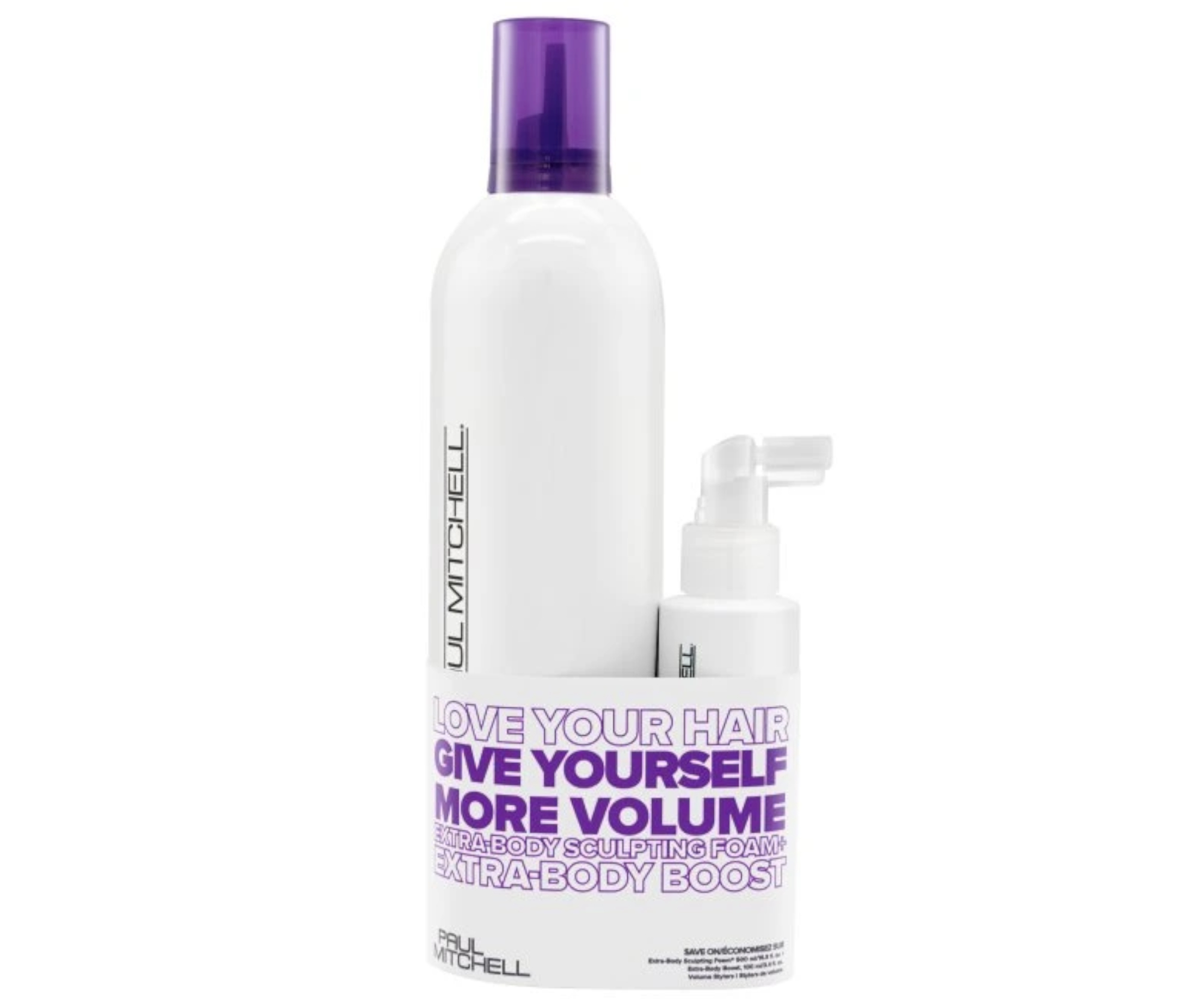 Stylingová sada pre objem vlasov Paul Mitchell Extra Body Give Yourself More Volume Duo - sprej + pena (703627) + darček zadarmo