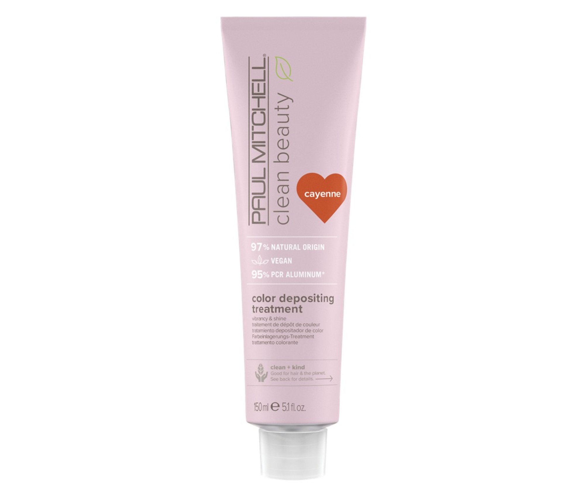 E-shop Vyživujúca farbiaca maska Paul Mitchell Clean Beauty Color Depositing Treatment - červená, 150 ml + darček zadarmo