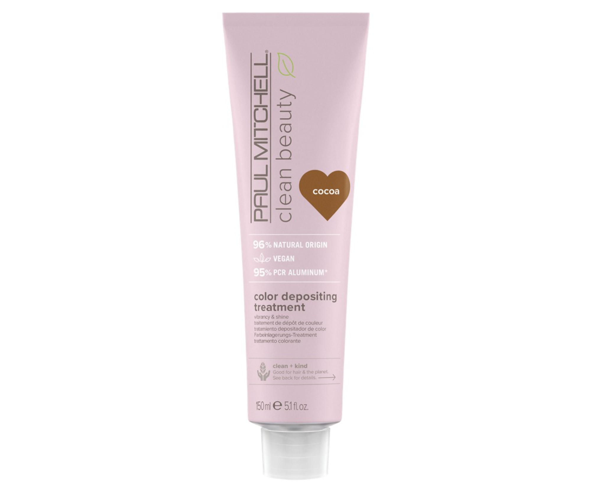 E-shop Vyživujúca farbiaca maska Paul Mitchell Clean Beauty Color Depositing Treatment - kakaová, 150 ml + darček zadarmo
