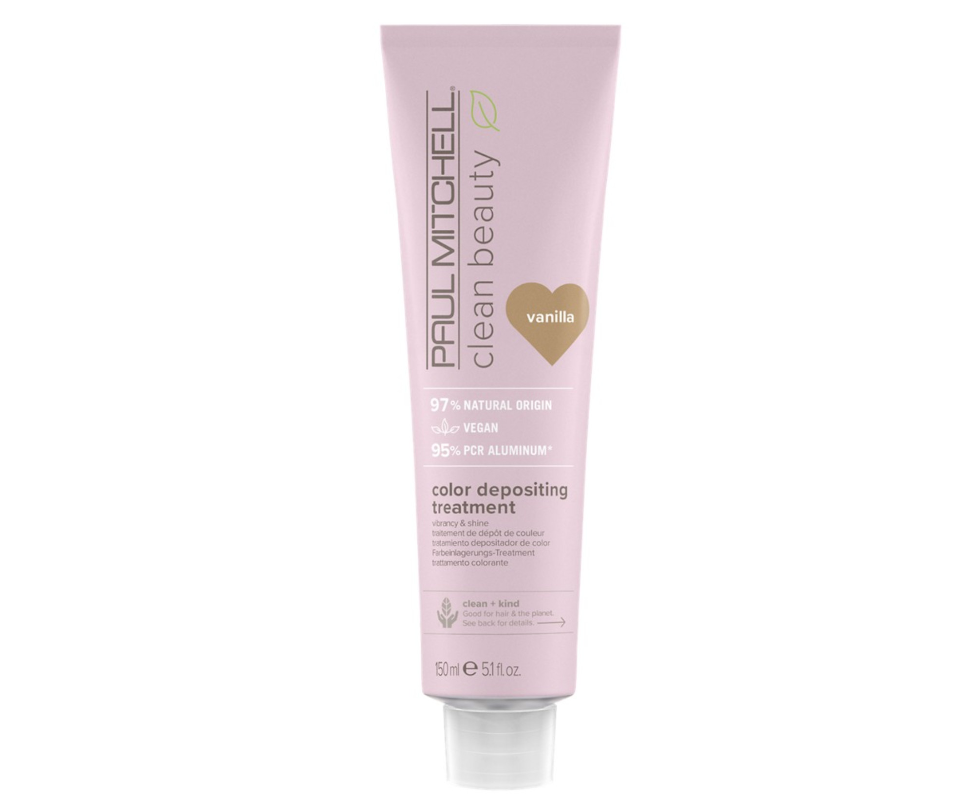 E-shop Vyživujúca farbiaca maska Paul Mitchell Clean Beauty Color Depositing Treatment - vanilková, 150 ml + darček zadarmo