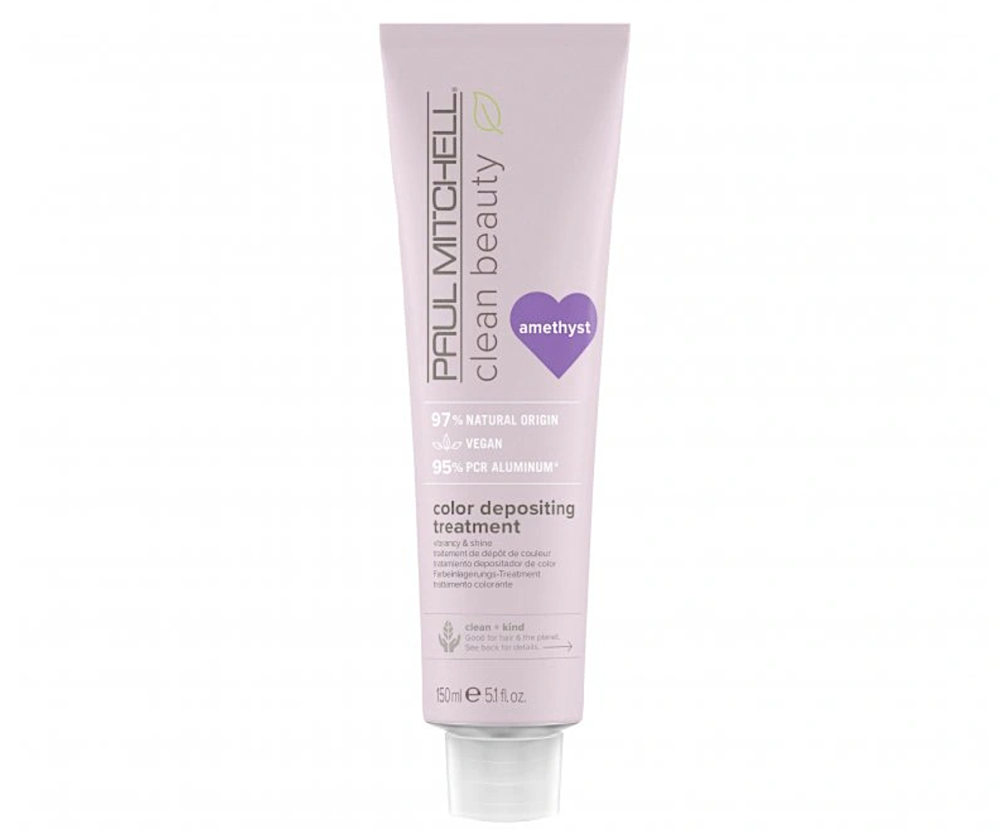 E-shop Vyživujúca farbiaca maska Paul Mitchell Clean Beauty Color Depositing Treatment - fialová, 150 ml + darček zadarmo