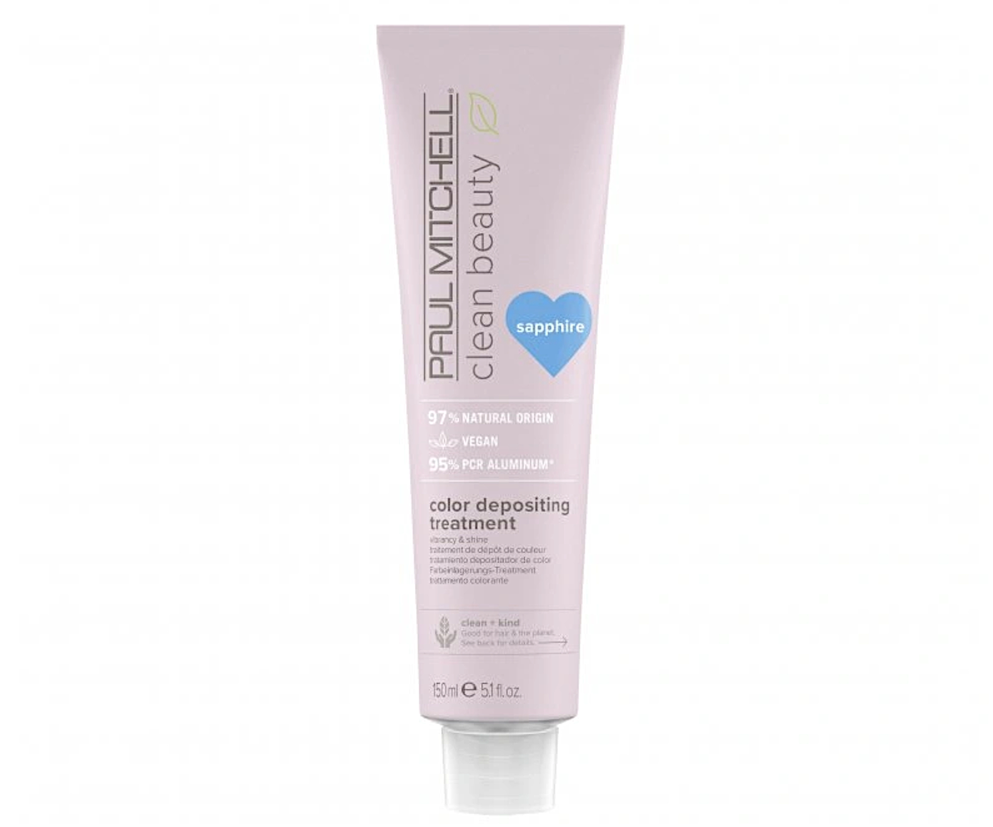E-shop Vyživujúca farbiaca maska Paul Mitchell Clean Beauty Color Depositing Treatment - modrá, 150 ml + darček zadarmo
