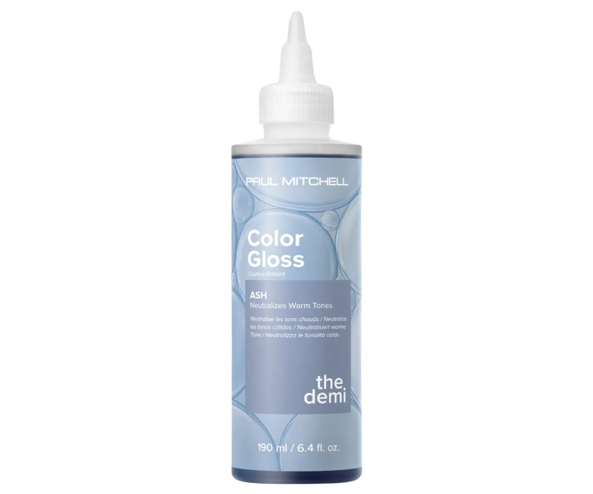 E-shop Farebný toner na lesk a osvieženie farby vlasov Paul Mitchell The Demi Color Gloss Ash - 190 ml, popolavý + darček zadarmo