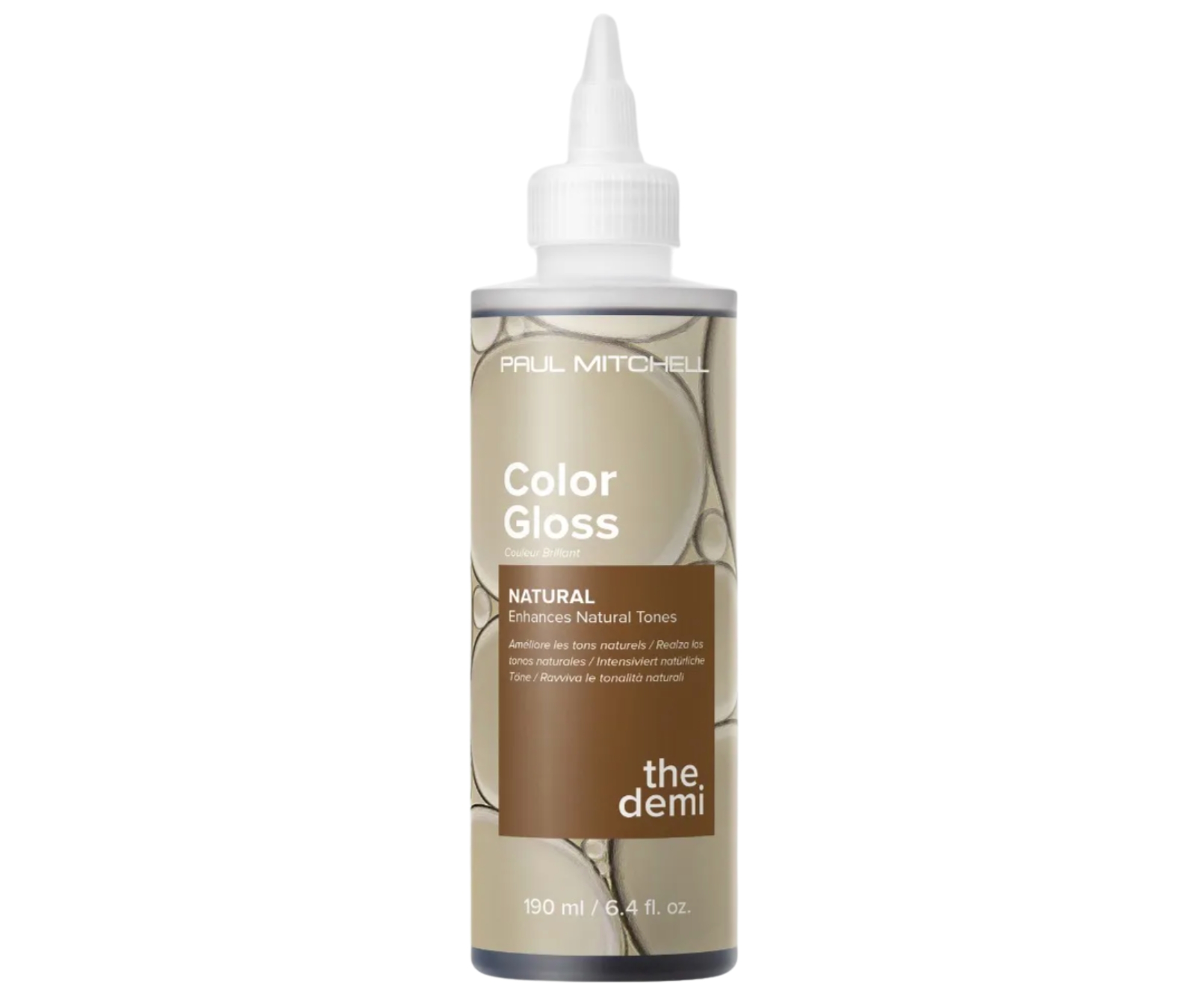 E-shop Farebný toner na lesk a osvieženie farby vlasov Paul Mitchell The Demi Color Gloss Natural - 190 ml, prírodný + darček zadarmo