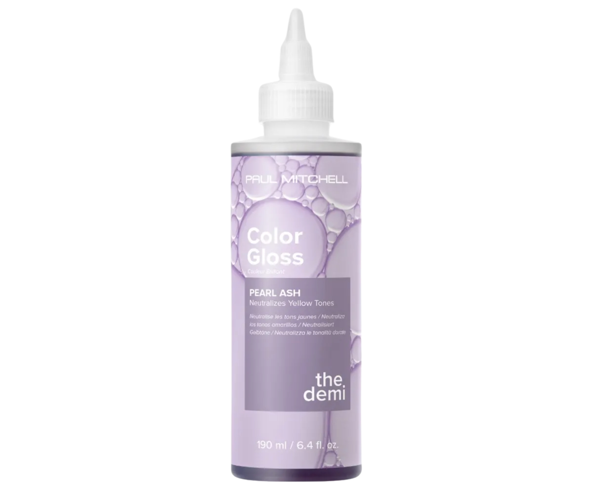E-shop Farebný toner na lesk a osvieženie farby vlasov Paul Mitchell The Demi Color Gloss Pearl Ash - 190 ml, perleťový popolavý + darček zadarmo