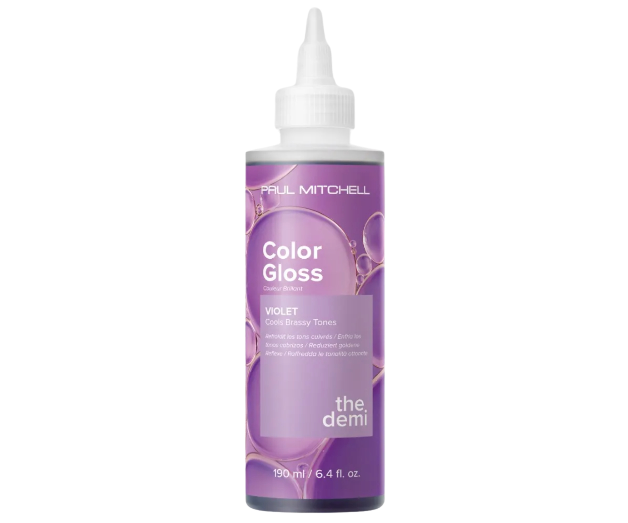 E-shop Farebný toner na lesk a osvieženie farby vlasov Paul Mitchell The Demi Color Gloss Violet - 190 ml, fialový + darček zadarmo