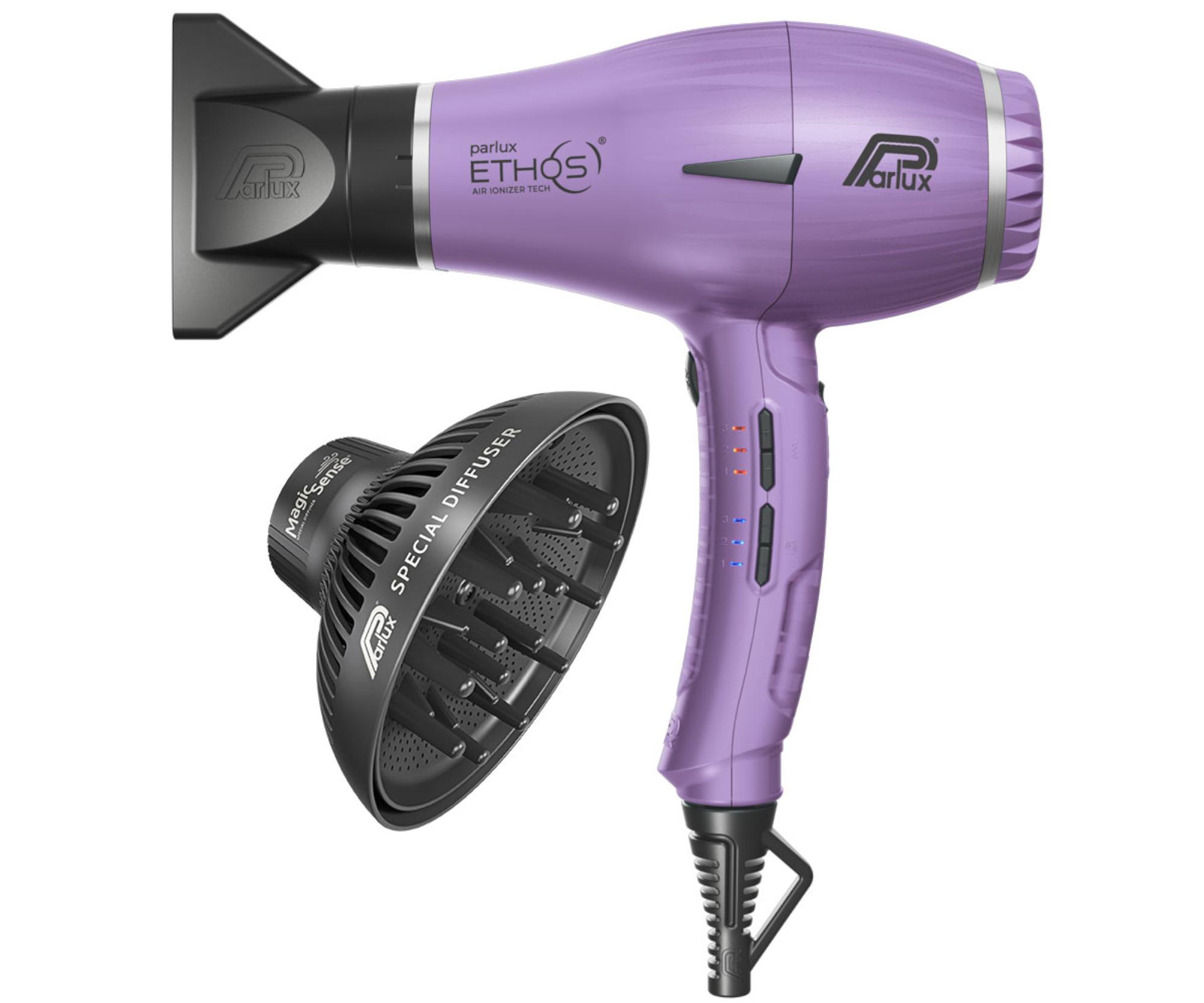 E-shop Profesionálny fén na vlasy s difuzérom Parlux Ethos - 2300 W, fialový (P ALY-ES/5) + darček zadarmo