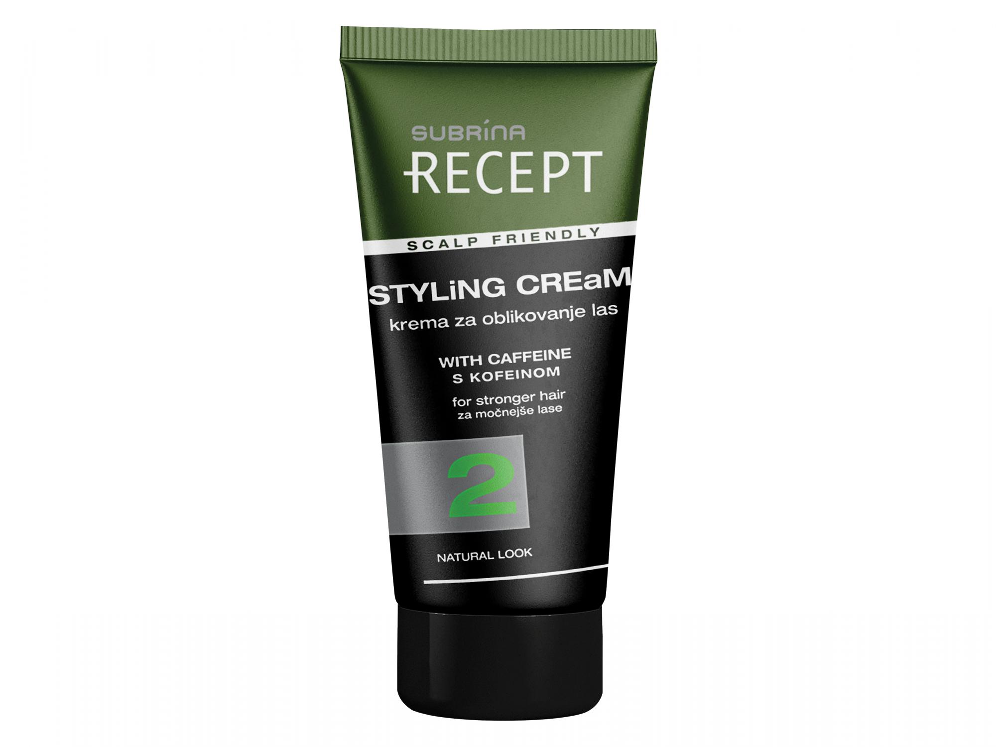 E-shop Stylingový krém s kofeínom pre prirodzený vzhľad Subrina Recept Styling Cream - 150 ml (060852) + darček zadarmo