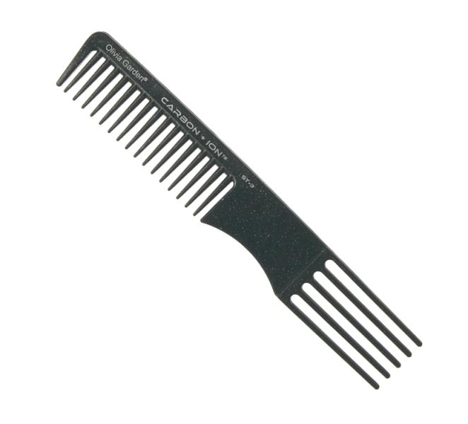 E-shop Hrebeň Olivia Garden Carbon - ST-3 (2032848) + darček zadarmo