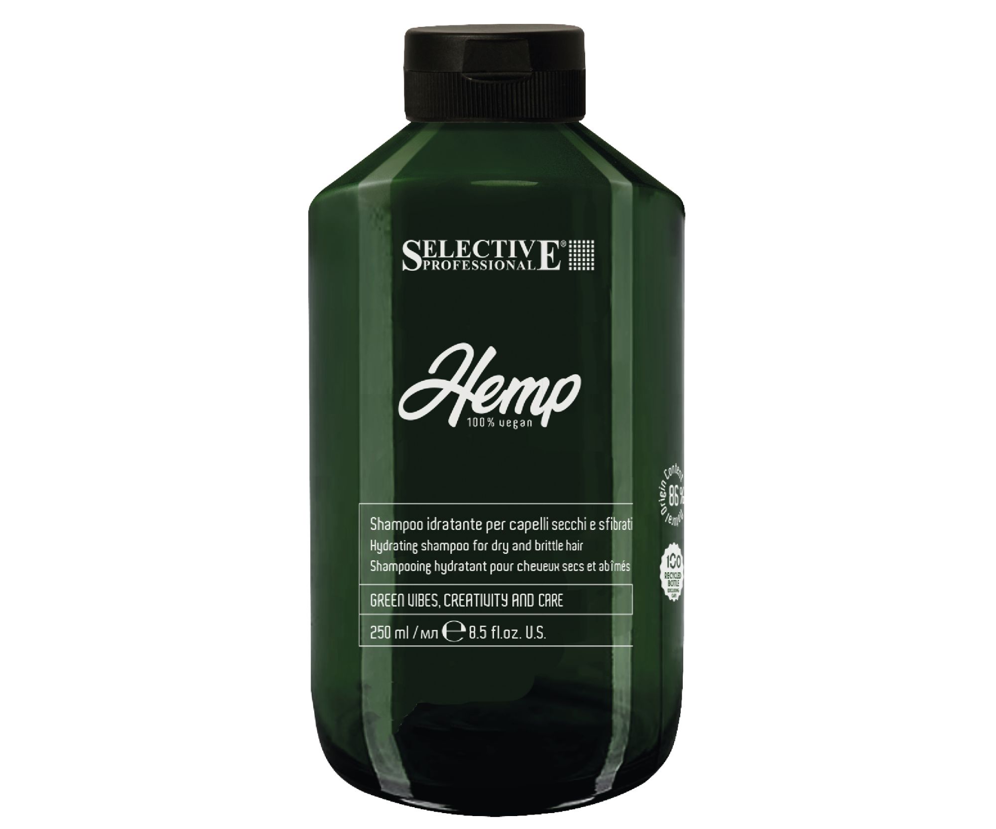 E-shop Hydratačný šampón pre suché a lámavé vlasy Selective Professional Hemp Shampoo - 250 ml + darček zadarmo