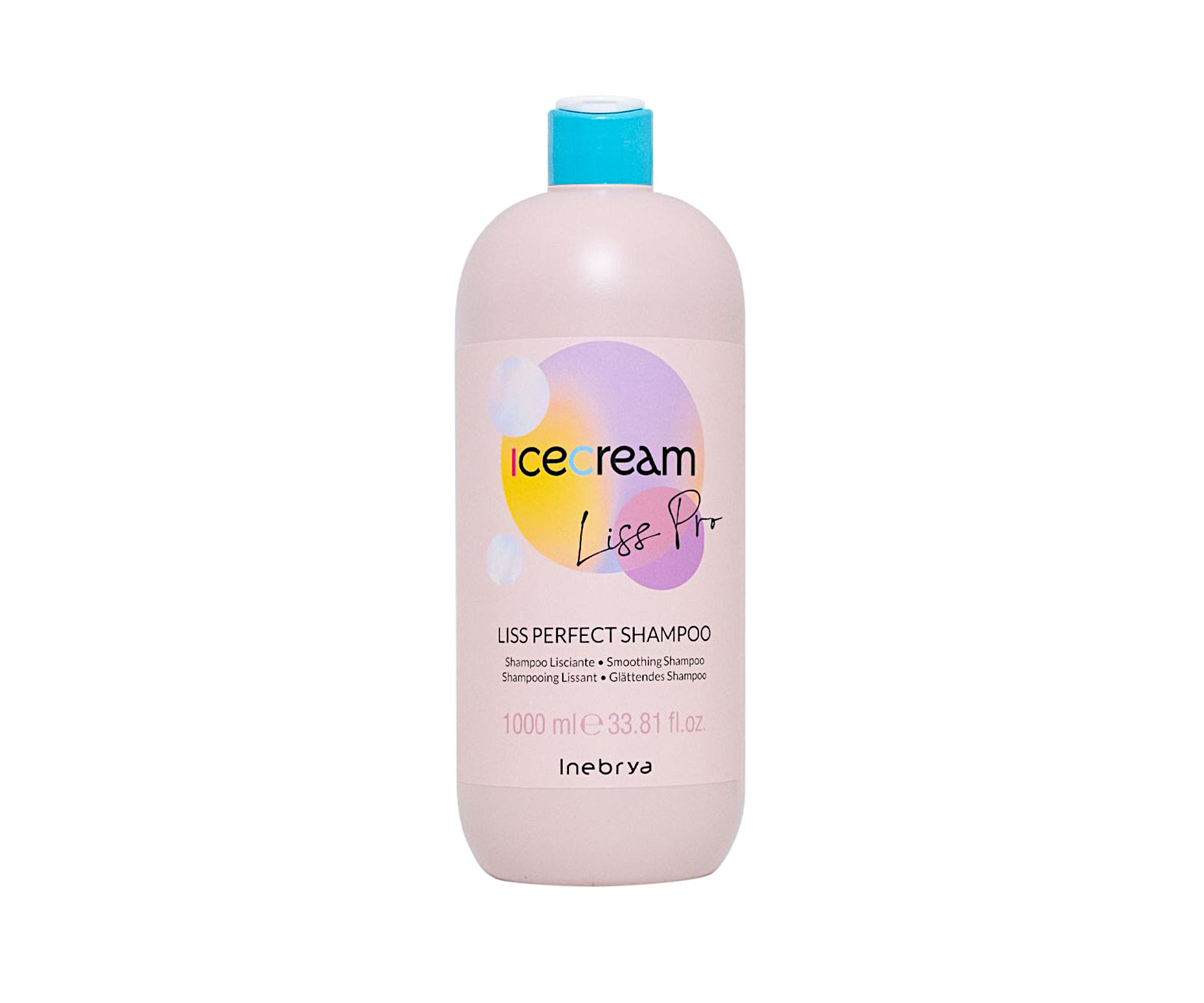 E-shop Vyhladzujúci šampón pre nepoddajné a kučeravé vlasy Inebrya Ice Cream Liss Perfect Shampoo - 1000 ml (771026356) + darček zadarmo