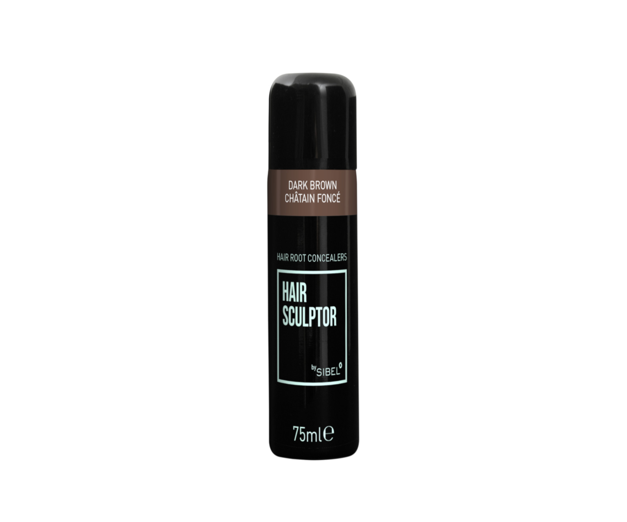 E-shop Sprej pre zakrytie rednúcich vlasov Sibel Hair Sculptor - tmavo hnedá, 75 ml (8903126) + darček zadarmo