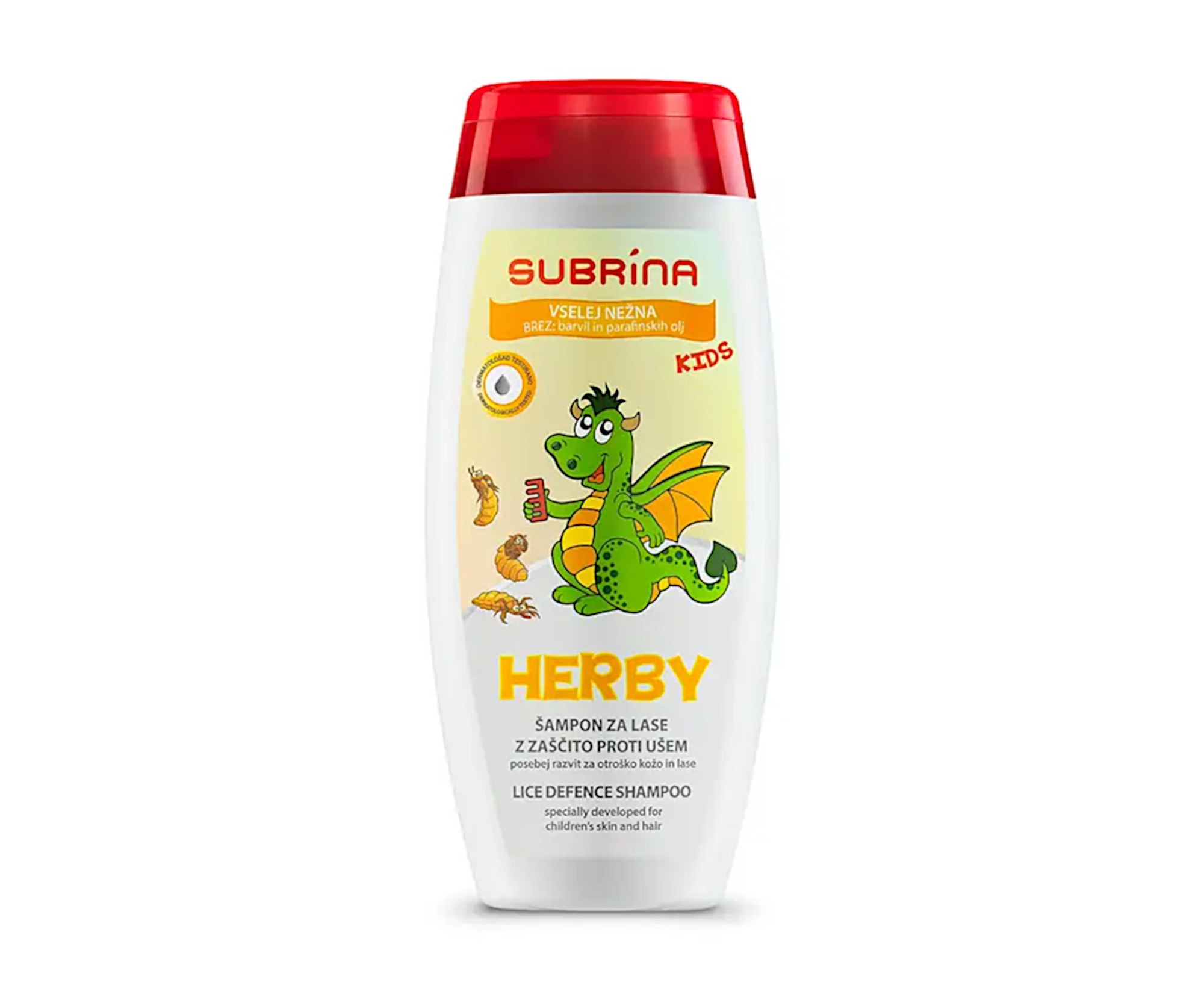 E-shop Detský šampón na ochranu proti všiam Subrina Professional Herby - 250 ml (060848) + darček zadarmo