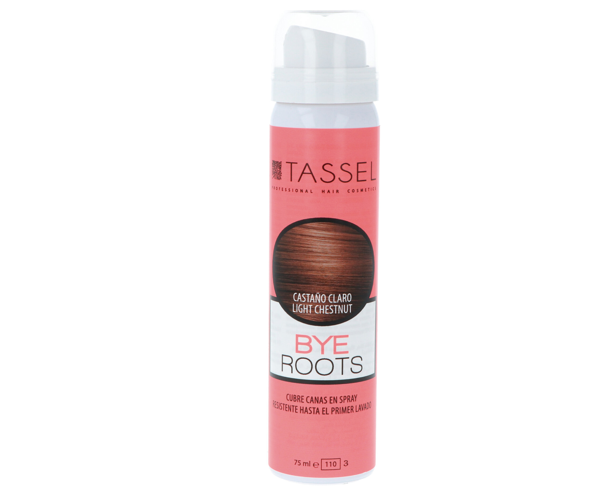 E-shop Sprej na zakrytie odrastov Tassel Cosmetics Bye Roots - 75 ml, svetlo gaštanová (07277/65) + darček zadarmo