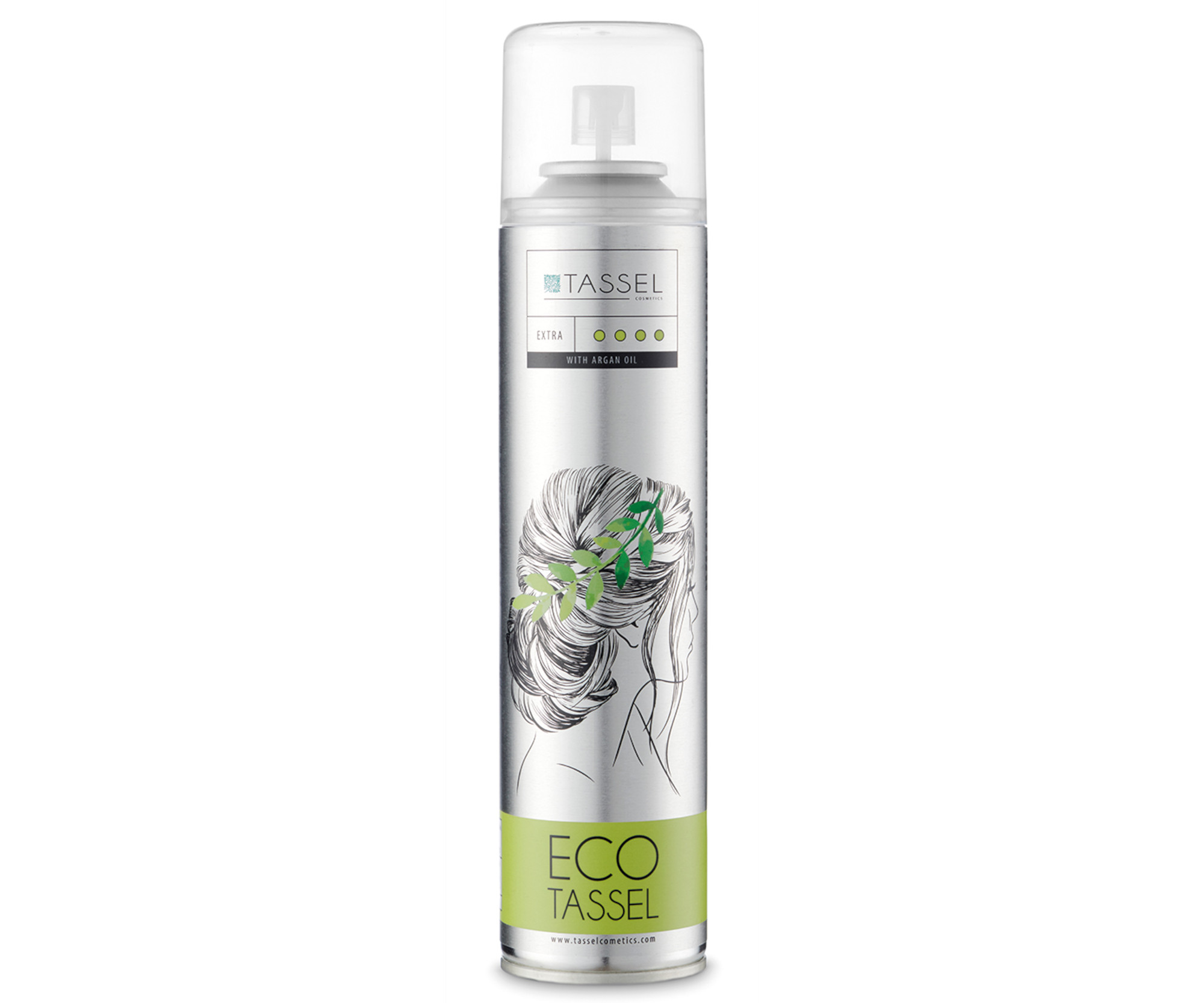 E-shop Lak na vlasy s veľmi silnou fixáciou bez plynu Tassel Cosmetics Eco Tassel - 300 ml (06271) + darček zadarmo