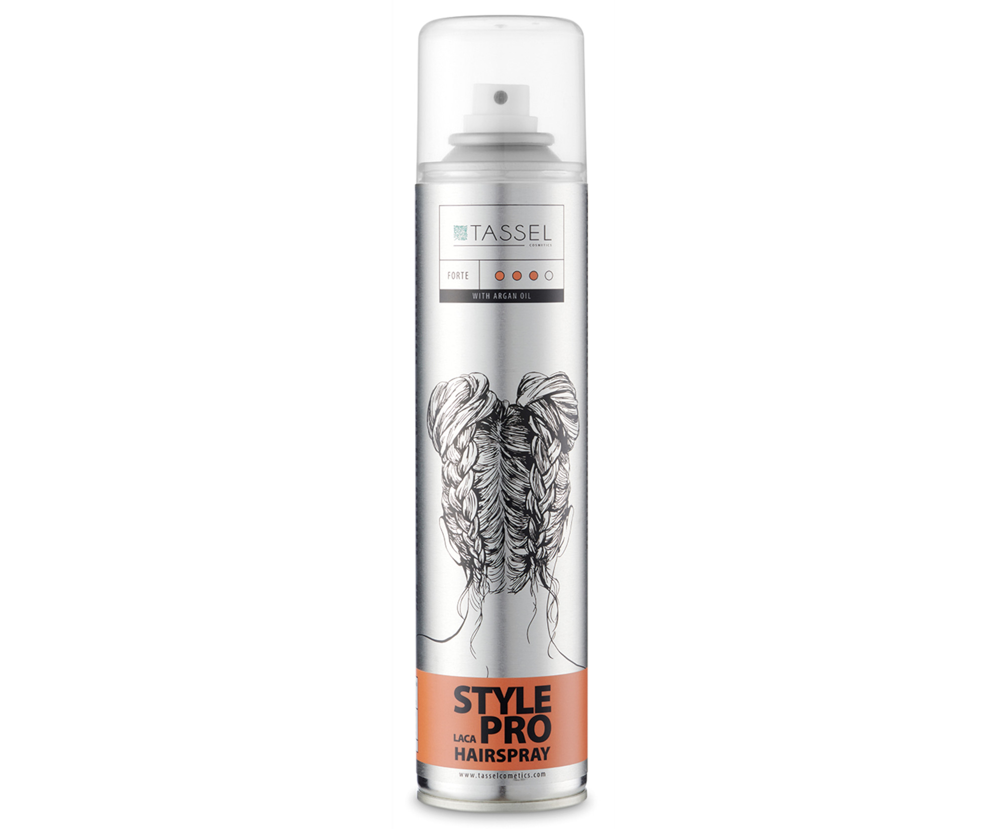 E-shop Lak na vlasy so silnou fixáciou Tassel Cosmetics Style Pro Hairspray - 300 ml (06269) + darček zadarmo