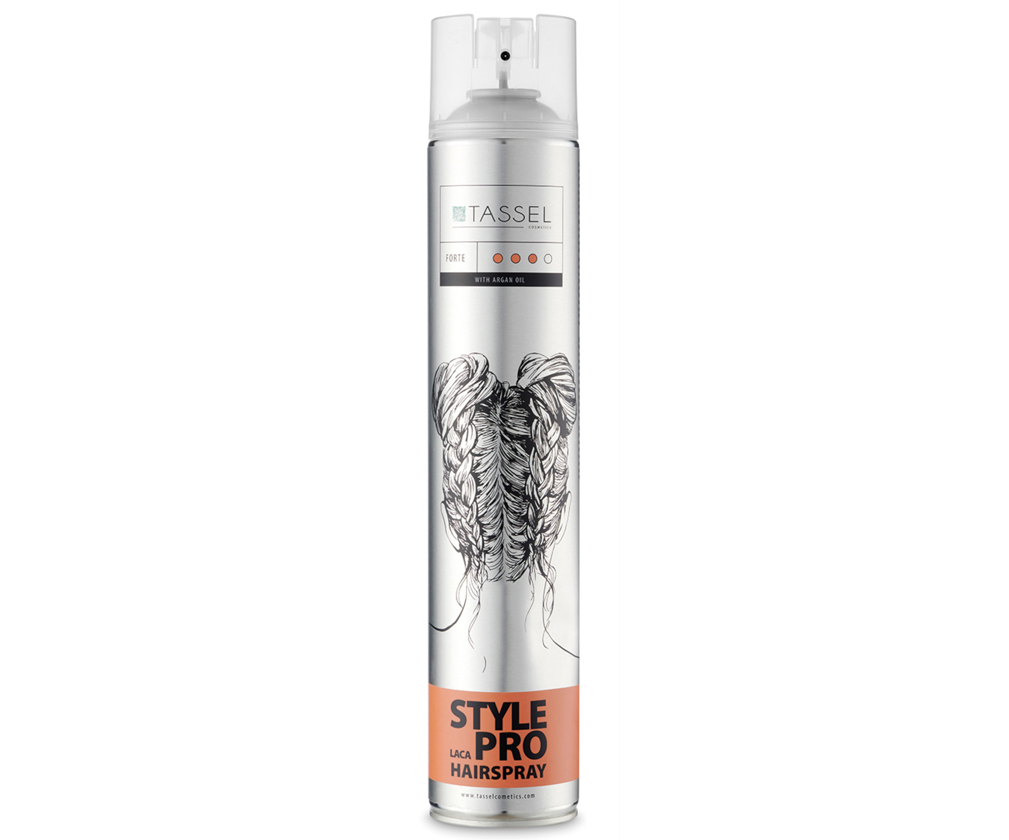 E-shop Lak na vlasy so silnou fixáciou Tassel Cosmetics Style Pro Hairspray - 750 ml (06266) + darček zadarmo