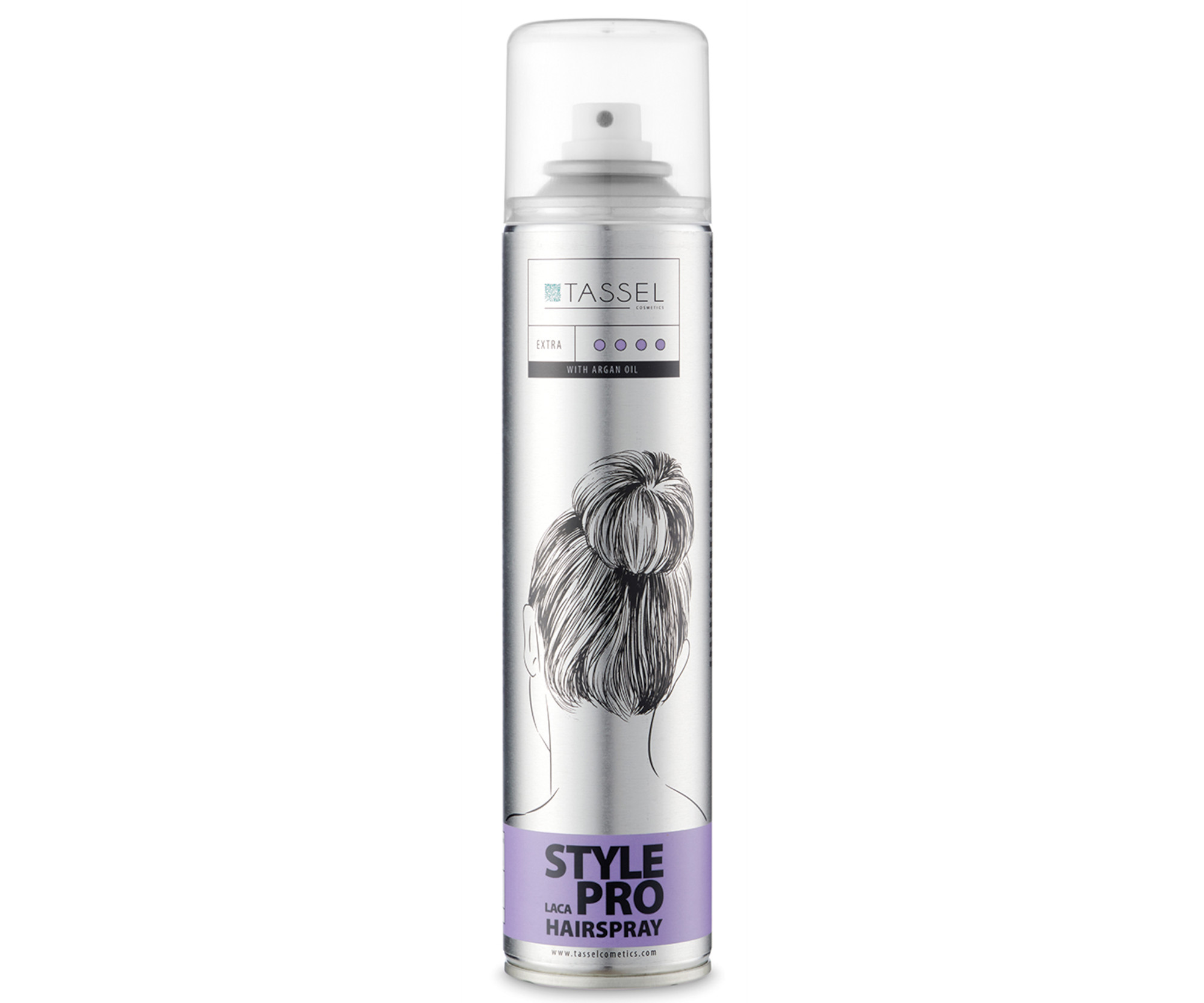 E-shop Lak na vlasy s veľmi silnou fixáciou Tassel Cosmetics Style Pro Hairspray - 300 ml (06270) + darček zadarmo