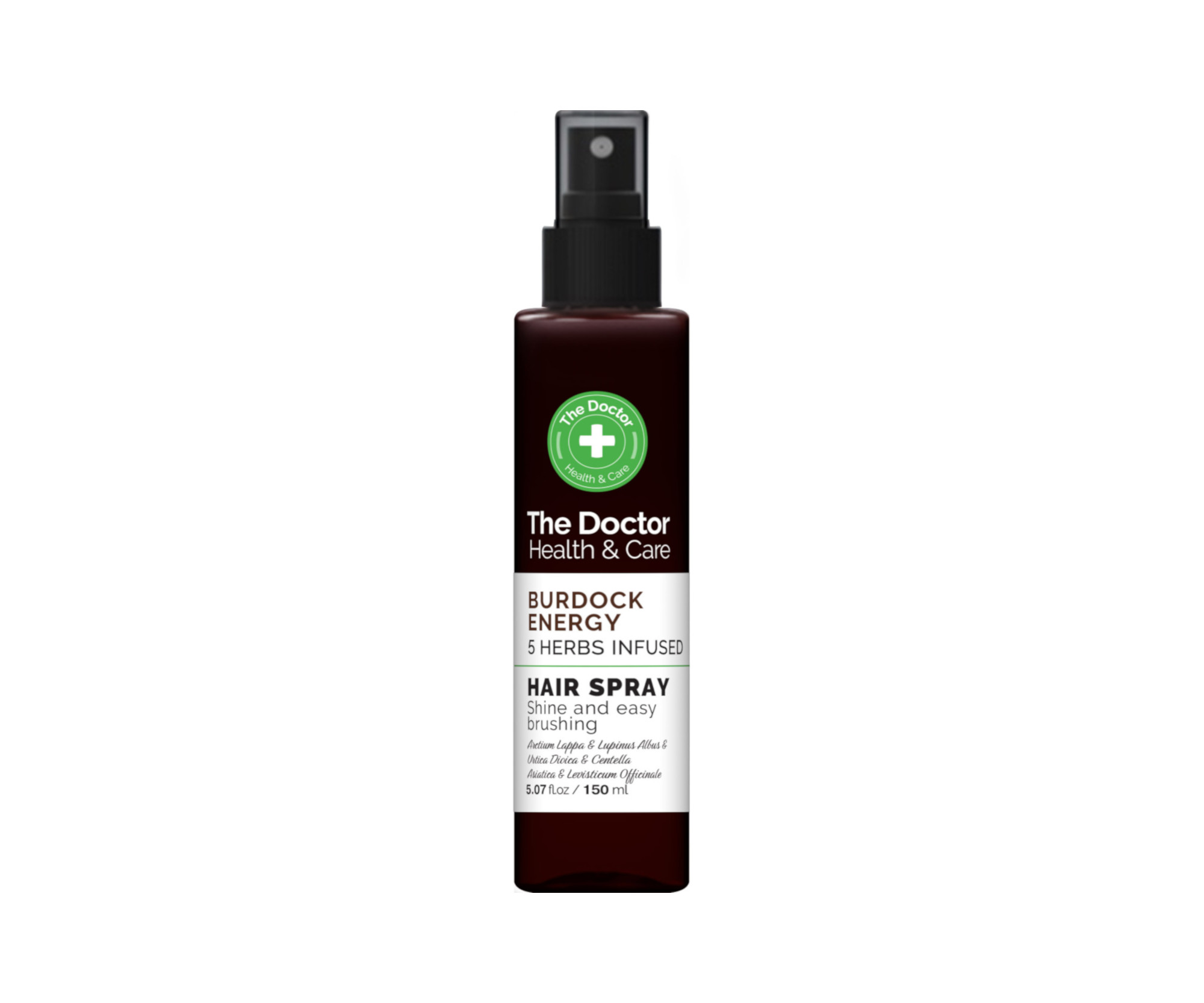 E-shop Vitalizujúci sprej proti padaniu vlasov The Doctor Burdock Energy 5 Herbs Infused Spray - 150 ml