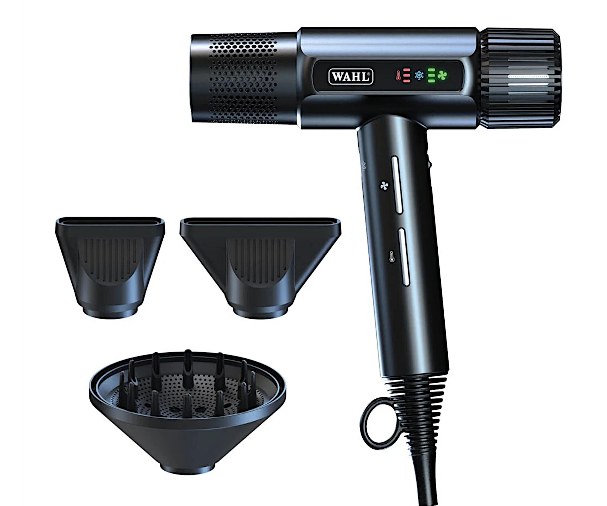 E-shop Profesionálny fén na vlasy Wahl Vanquish 4321-4870 LD190X - 1600 W, čierny (4321-0470) + darček zadarmo