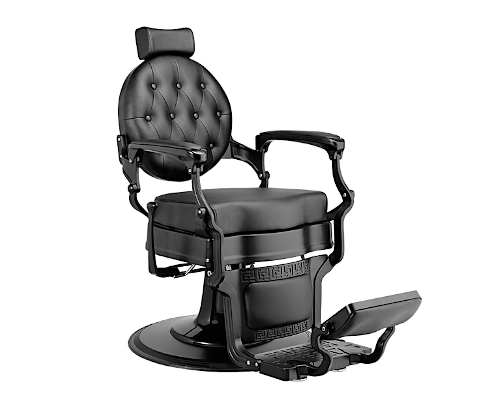 E-shop Kadernícke barber kreslo Weelko Buzz Black - čierne (RZBH002.A12) + darček zadarmo