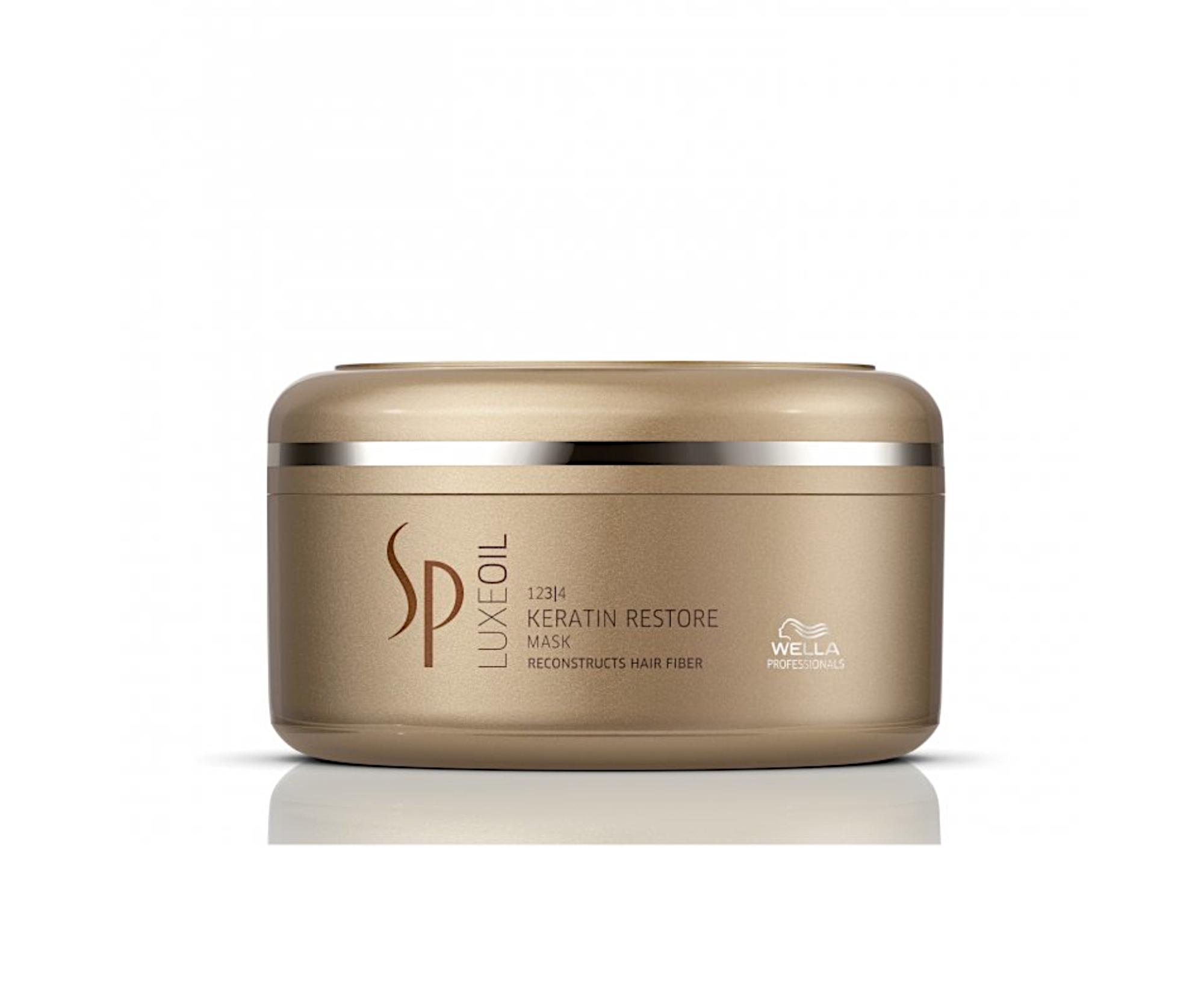 E-shop Maska na regeneráciu vlasov Wella Professionals SP LuxeOil Keratin Restore Mask - 150 ml (81588227) + darček zadarmo