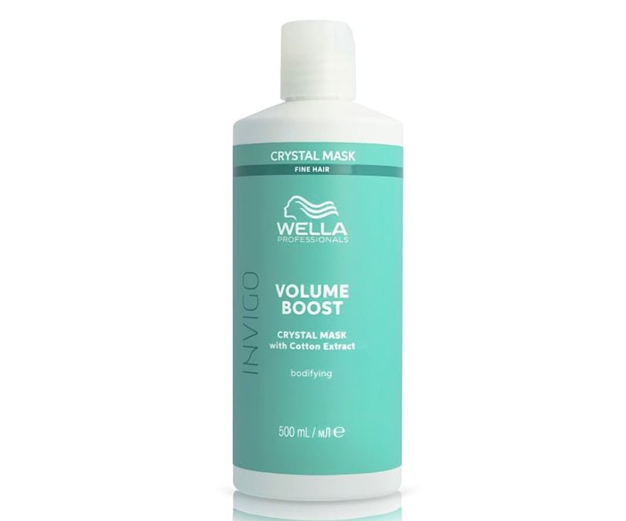 E-shop Číra maska pre objem Wella Professionals Invigo Volume Boost Clear Treat Crystal Mask - 500 ml (99350170012) + darček zadarmo