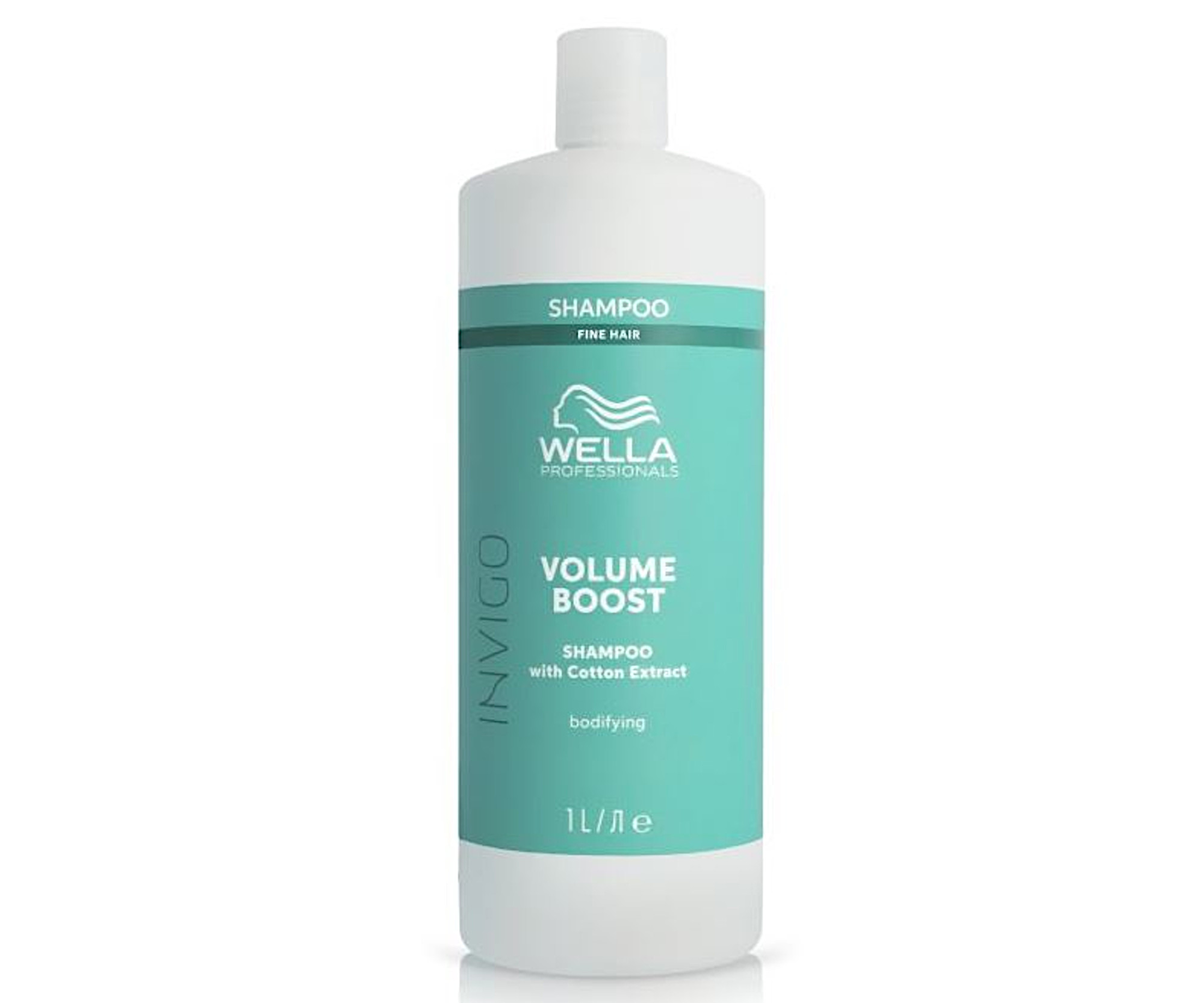 E-shop Šampón pre objem vlasov Wella Professionals Invigo Volume Boost Shampoo Fine Hair - 1000 ml (99350170011) + darček zadarmo