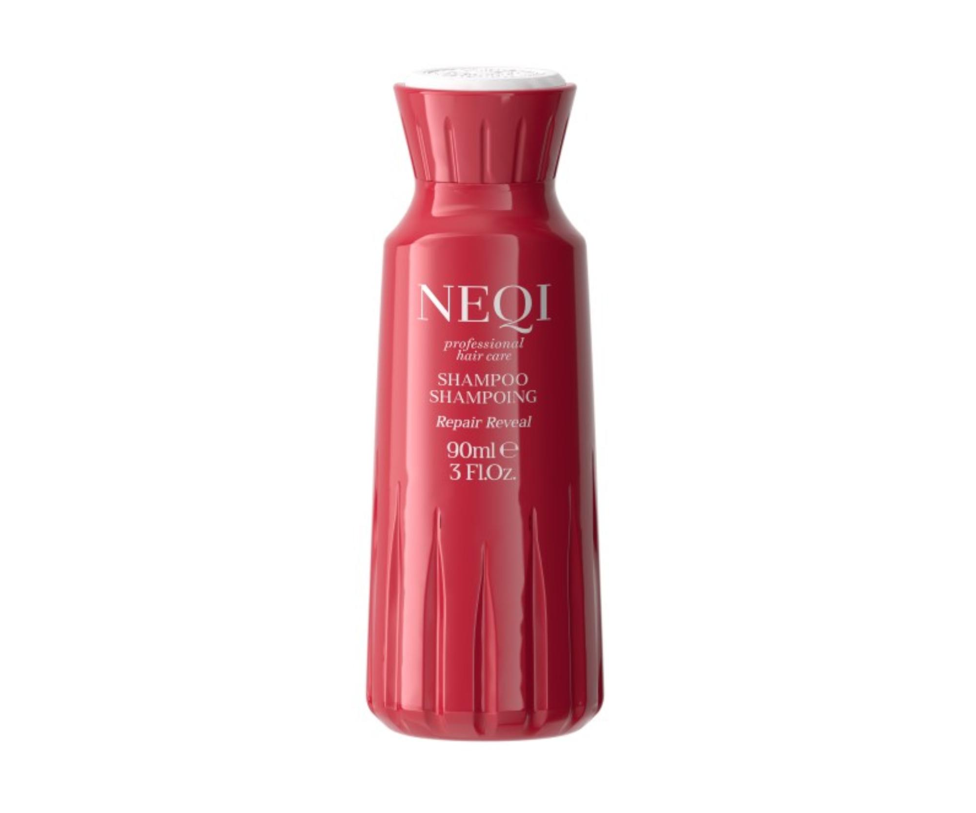 E-shop Intenzívne regeneračný šampón pre poškodené a farbené vlasy Neqi Repair Reveal Shampoo - 90 ml + darček zadarmo