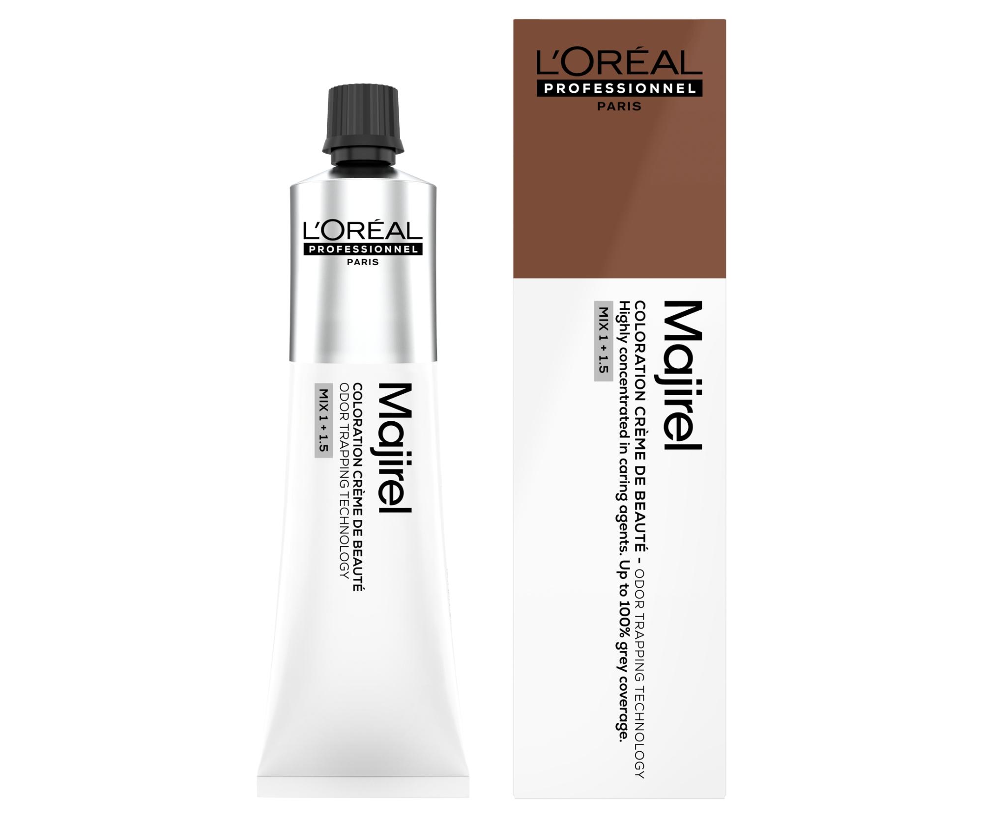 E-shop Farba na vlasy Loréal Professionnel Majirel 60 ml - 5.35 svetlo hnedá zlatá dúhová - L’Oréal Professionnel + darček zadarmo